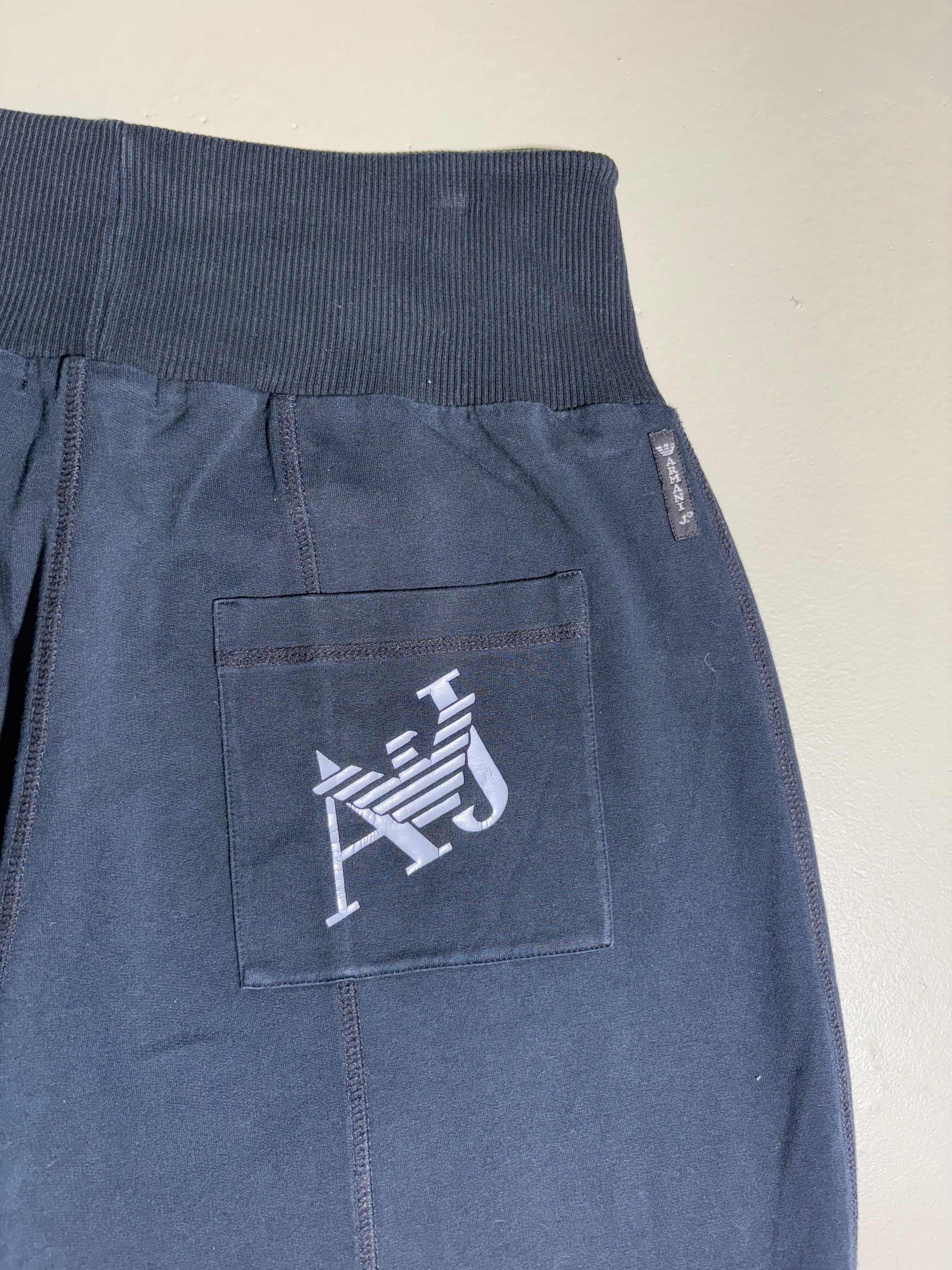 Vintage Armani Jeans Knee Length Jogger S/M