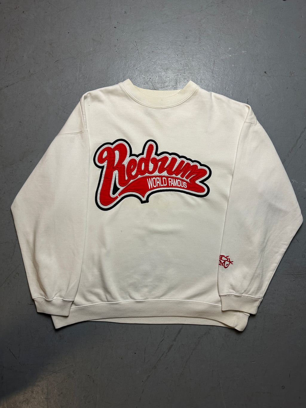 Produktbild Vintage Red/White Sweater von vorne 