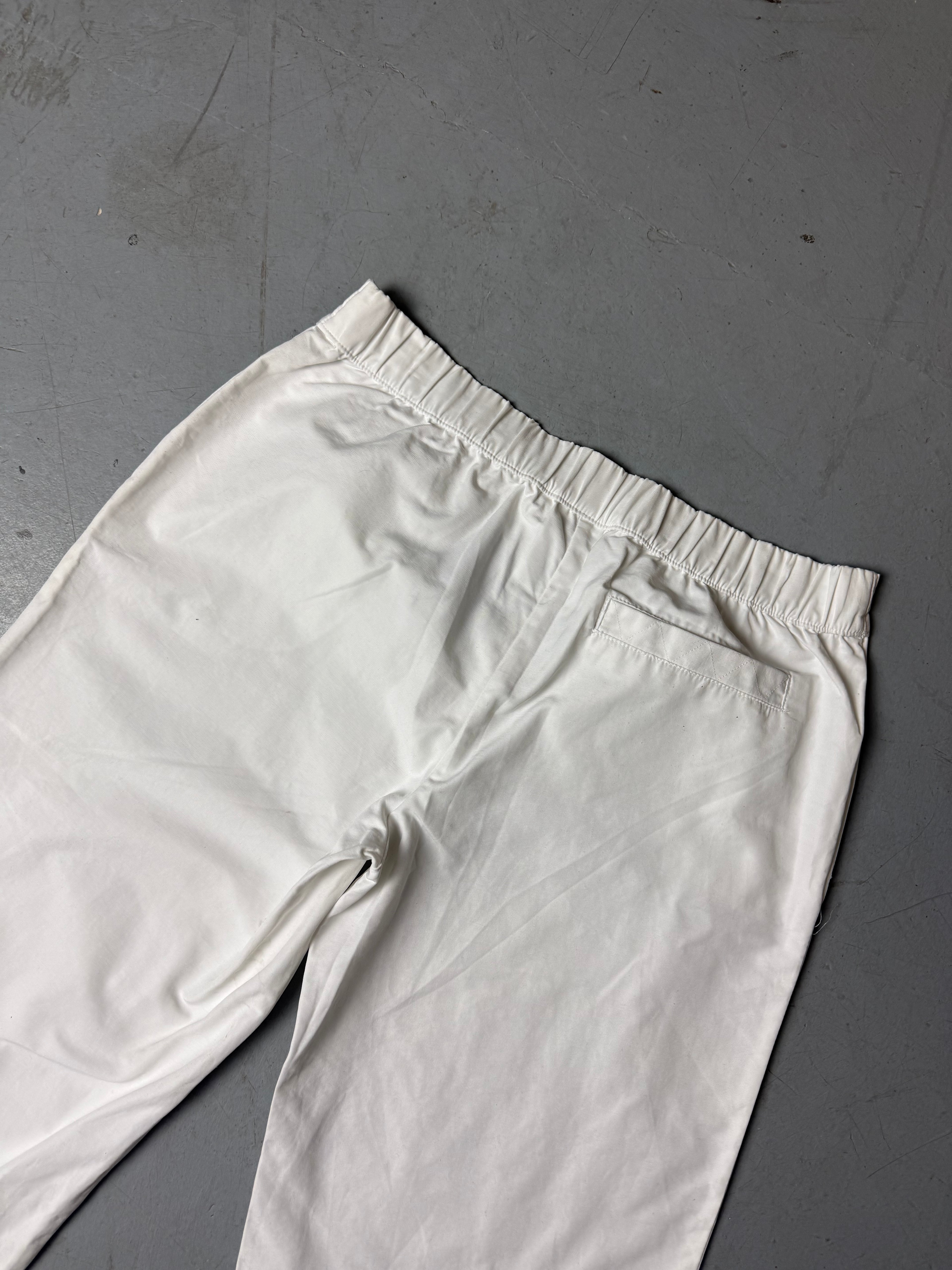 Vintage White Adidas Short Track Pants S