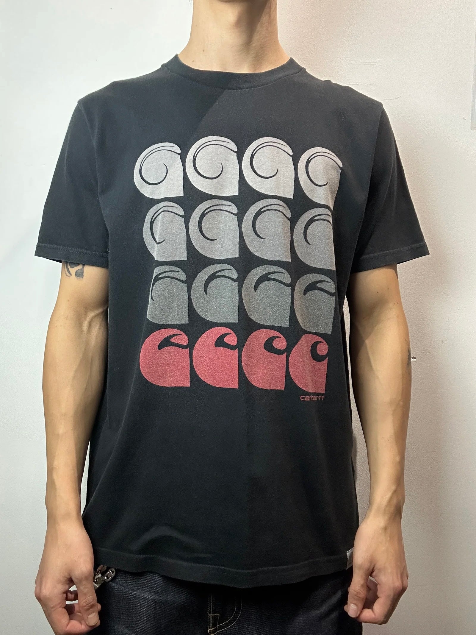 Vintage Black Carhartt Tee S/M