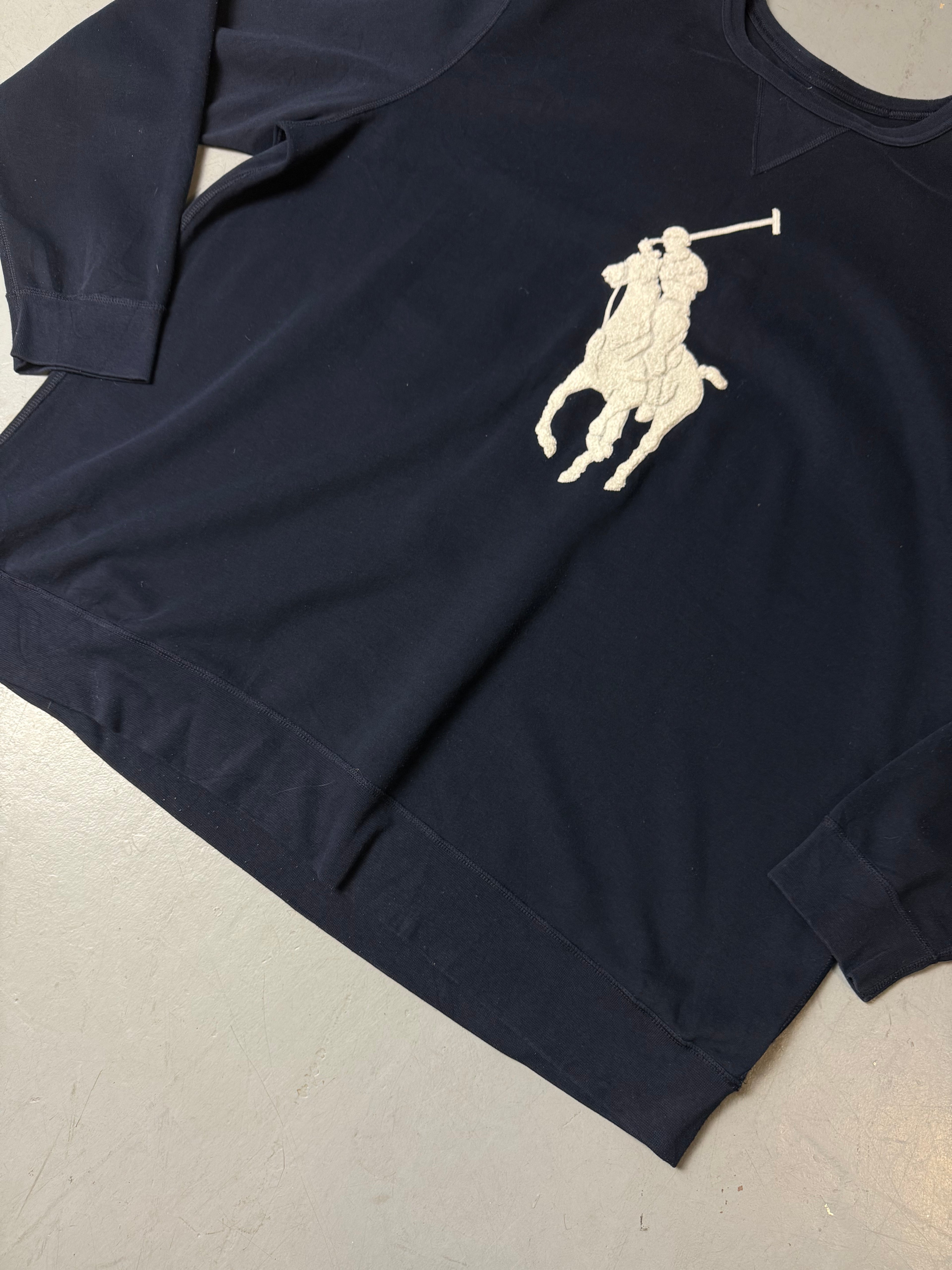 Vintage Polo Ralph Lauren Dark Blue Sweater XXL