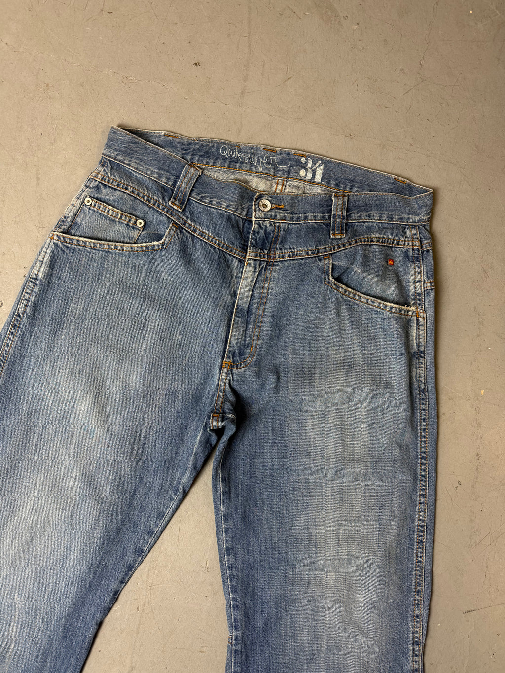 Vintage Quicksilver Light Blue Baggy Jeans L