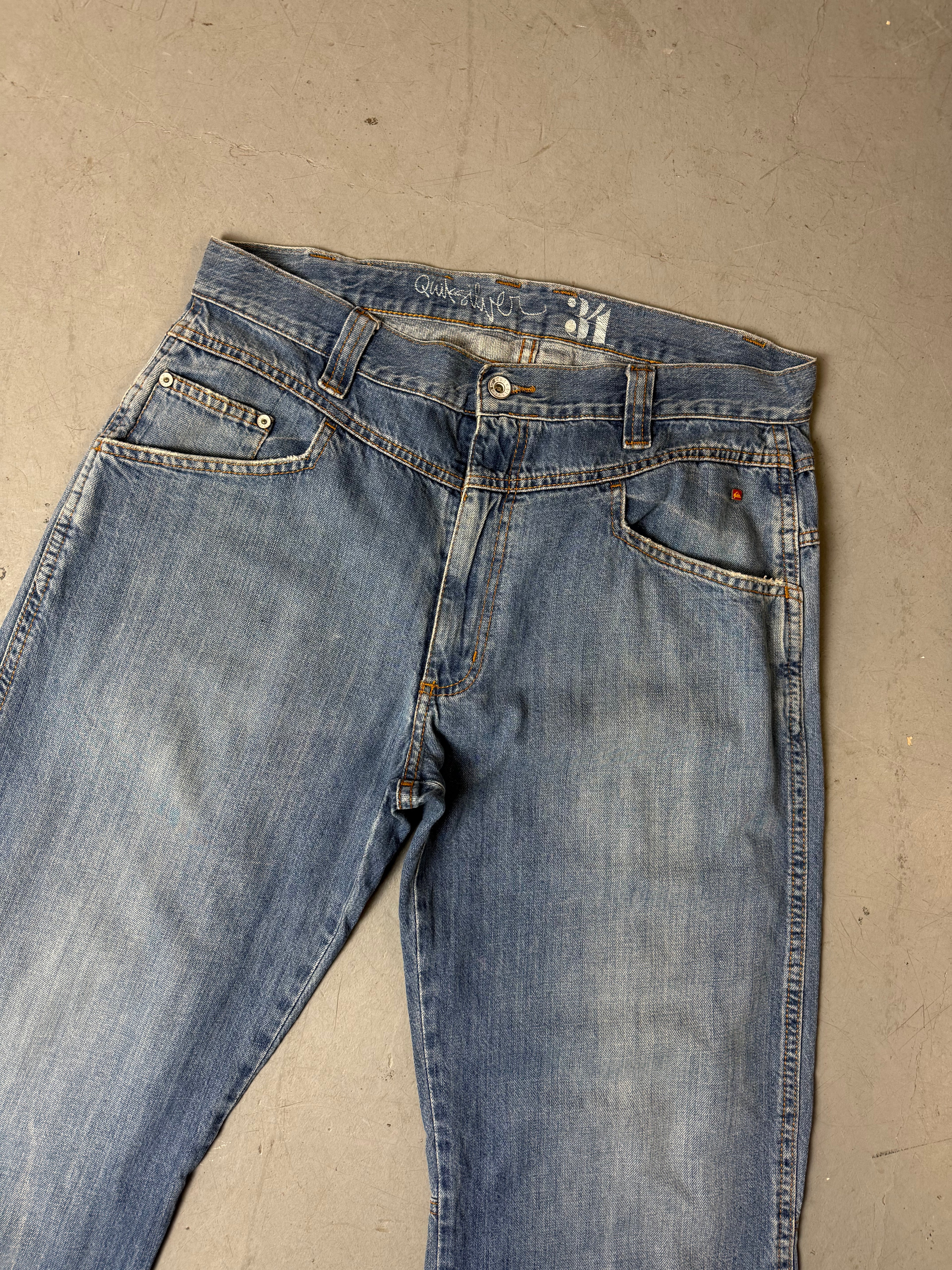 Vintage Quicksilver Light Blue Baggy Jeans L