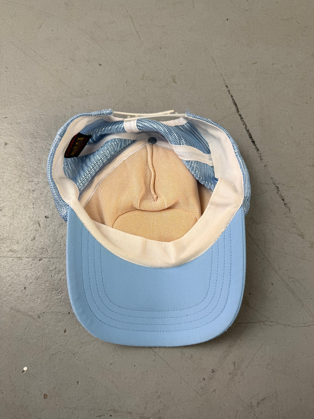 Vintage Von Dutch Babyblaue Cap Y2K Fashion 