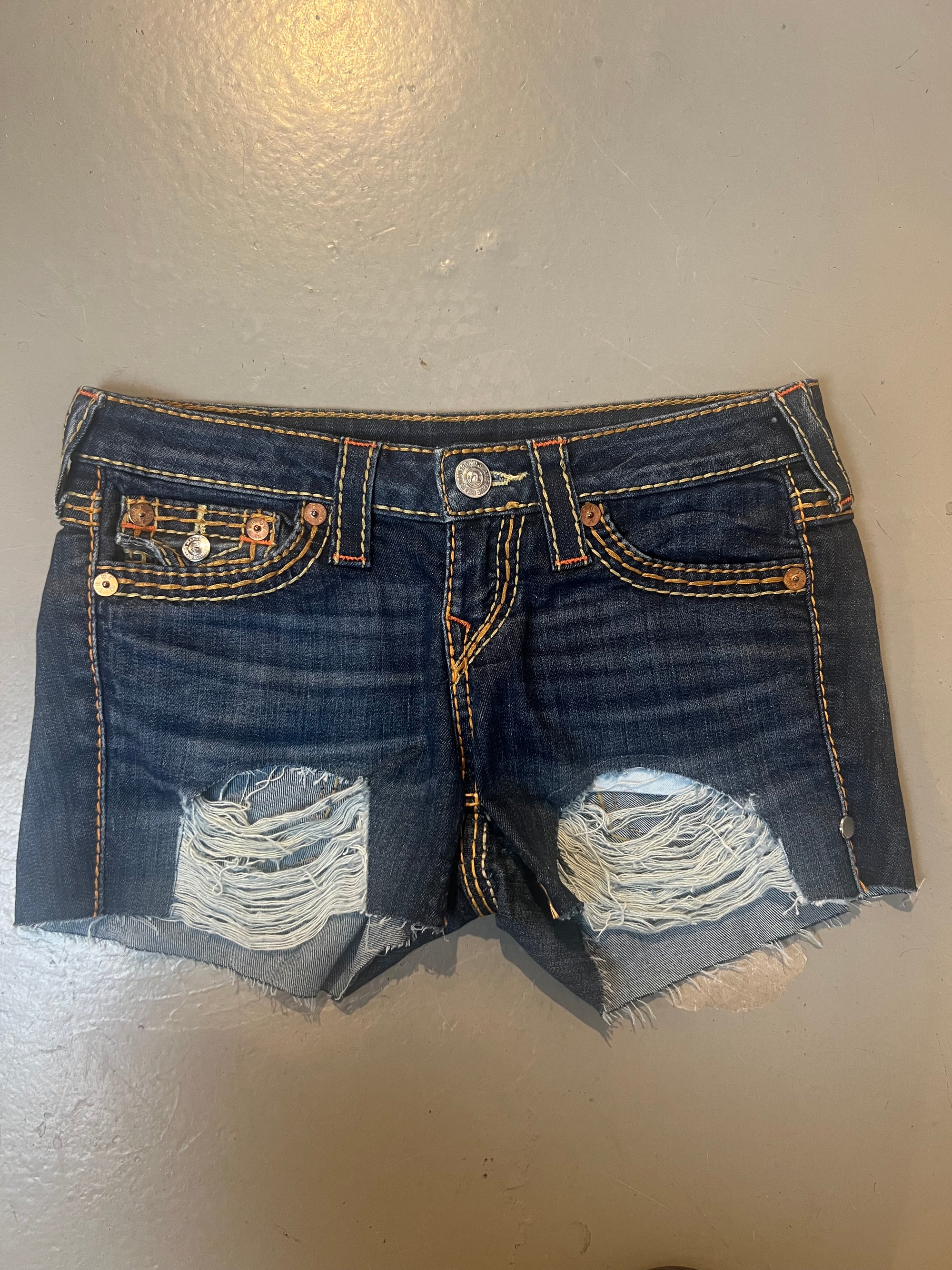 Vintage True Religion Denim Mini Skirt S