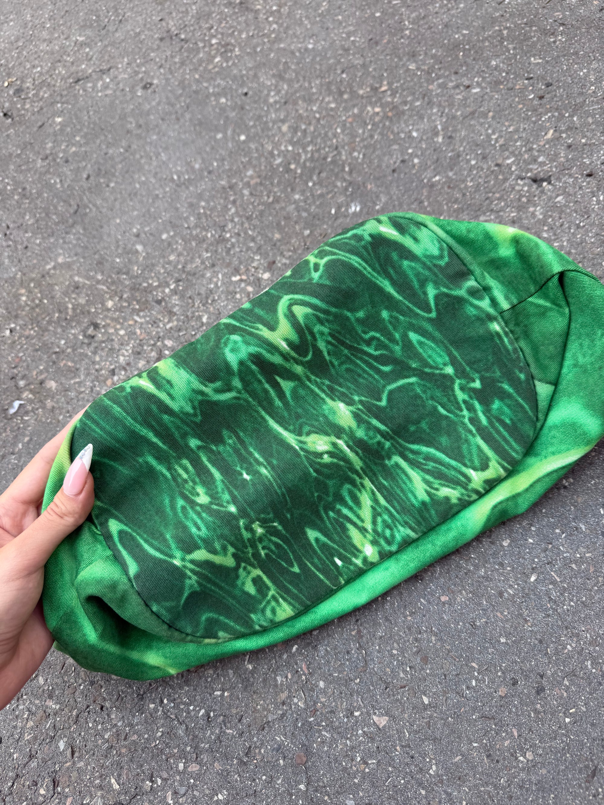 Vintage Just Cavalli Green Textil Bag
