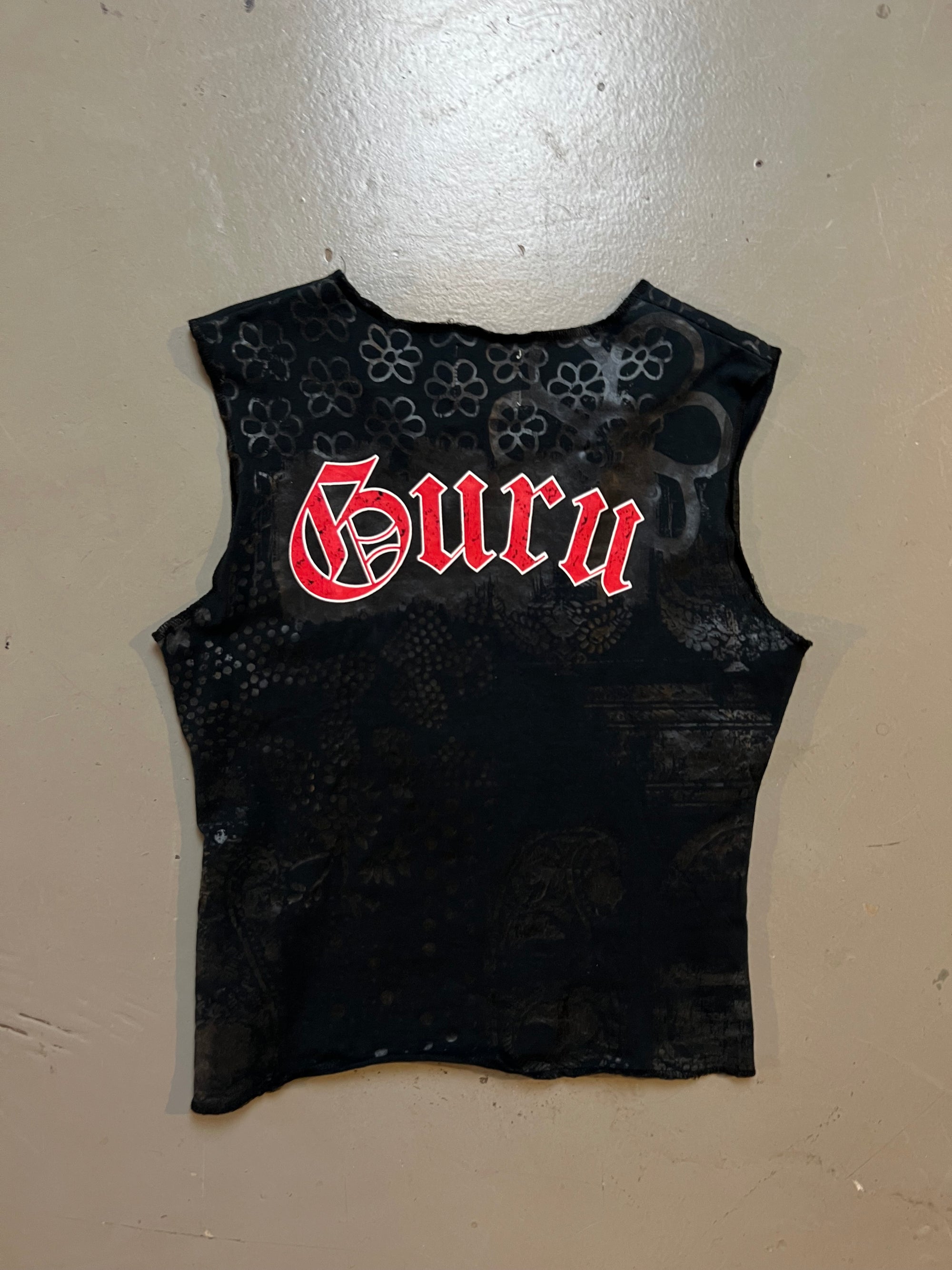 Vintage Black Guru Tank Top M