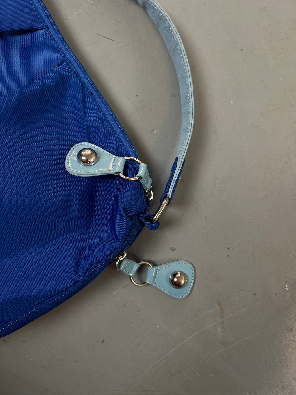 Vintage Blue Shoulder Bag