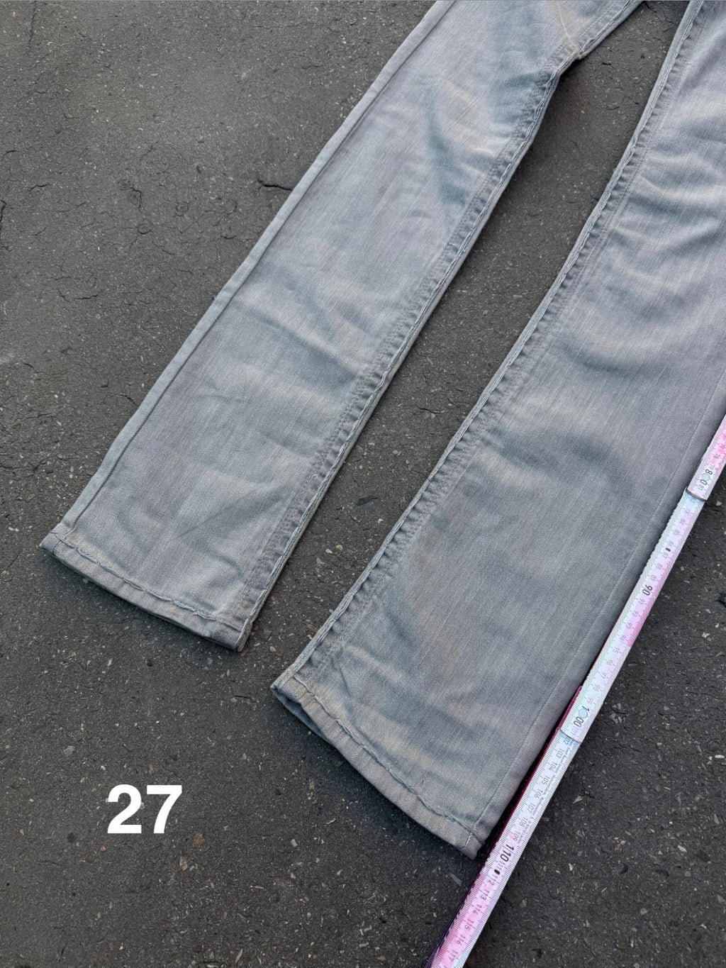 Y2K Laguna Beach „Dana Point“ Grey Low Waist Denim für Damen. Y2K 2000s Fashion