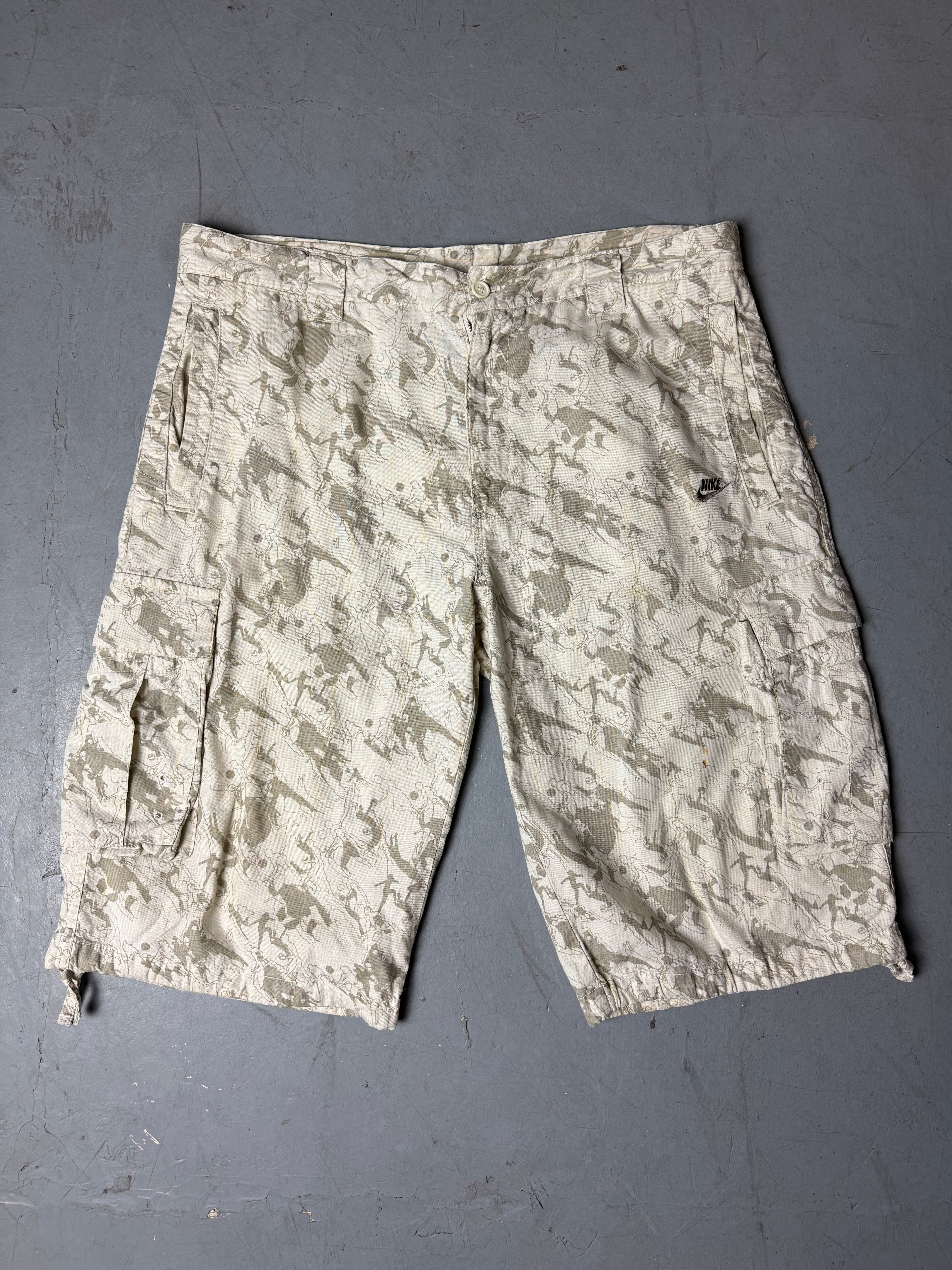 Vintage Nike Printed Sport Shorts