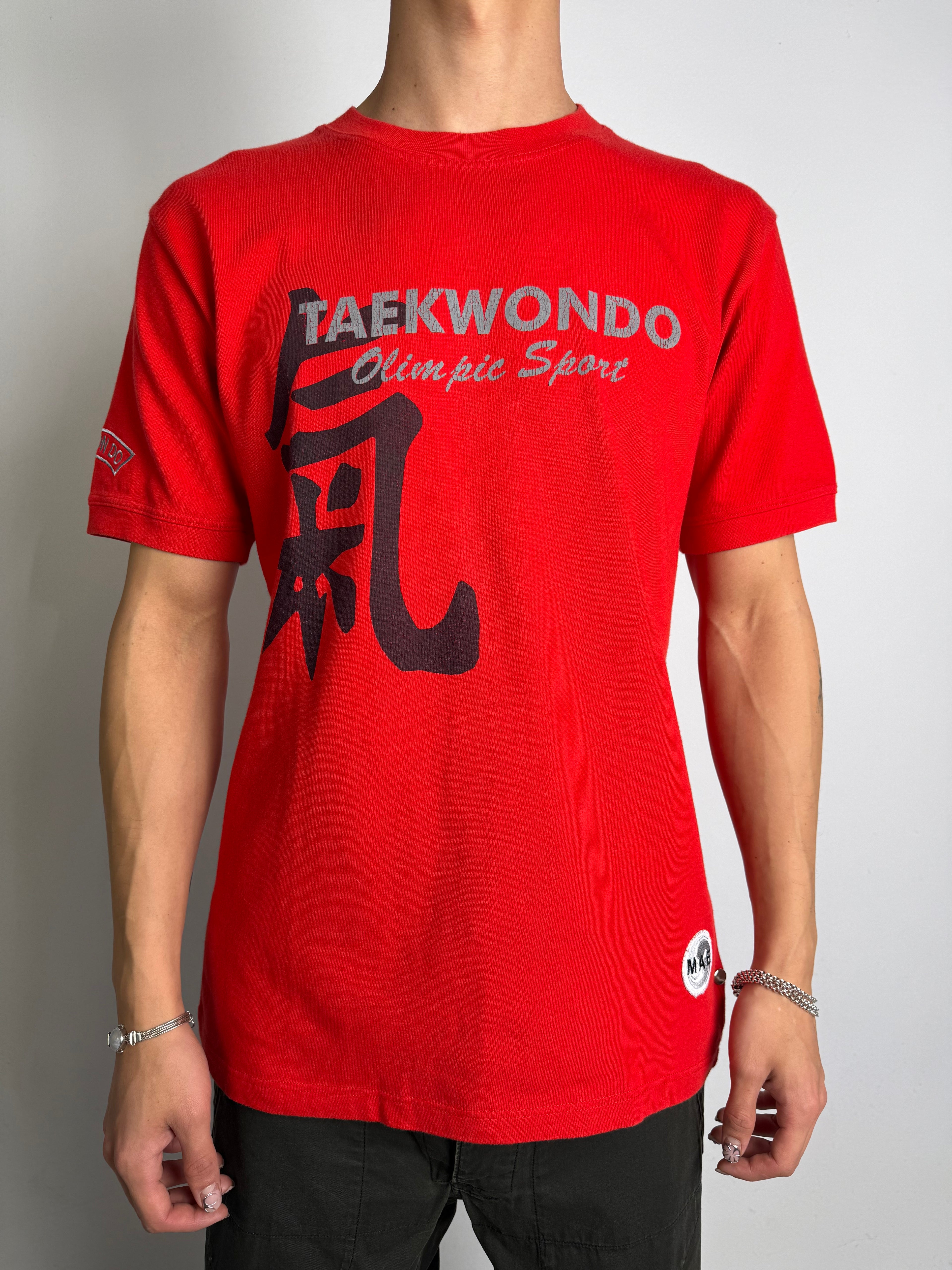Vintage Red Taekwondo T-Shirt L