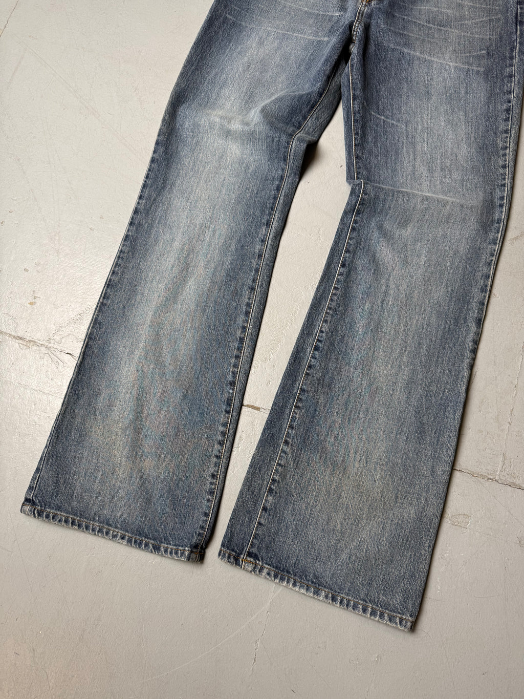 Vintage Southern Super Tall Baggy Jeans. Y2K Second Hand 2000s Fashion 