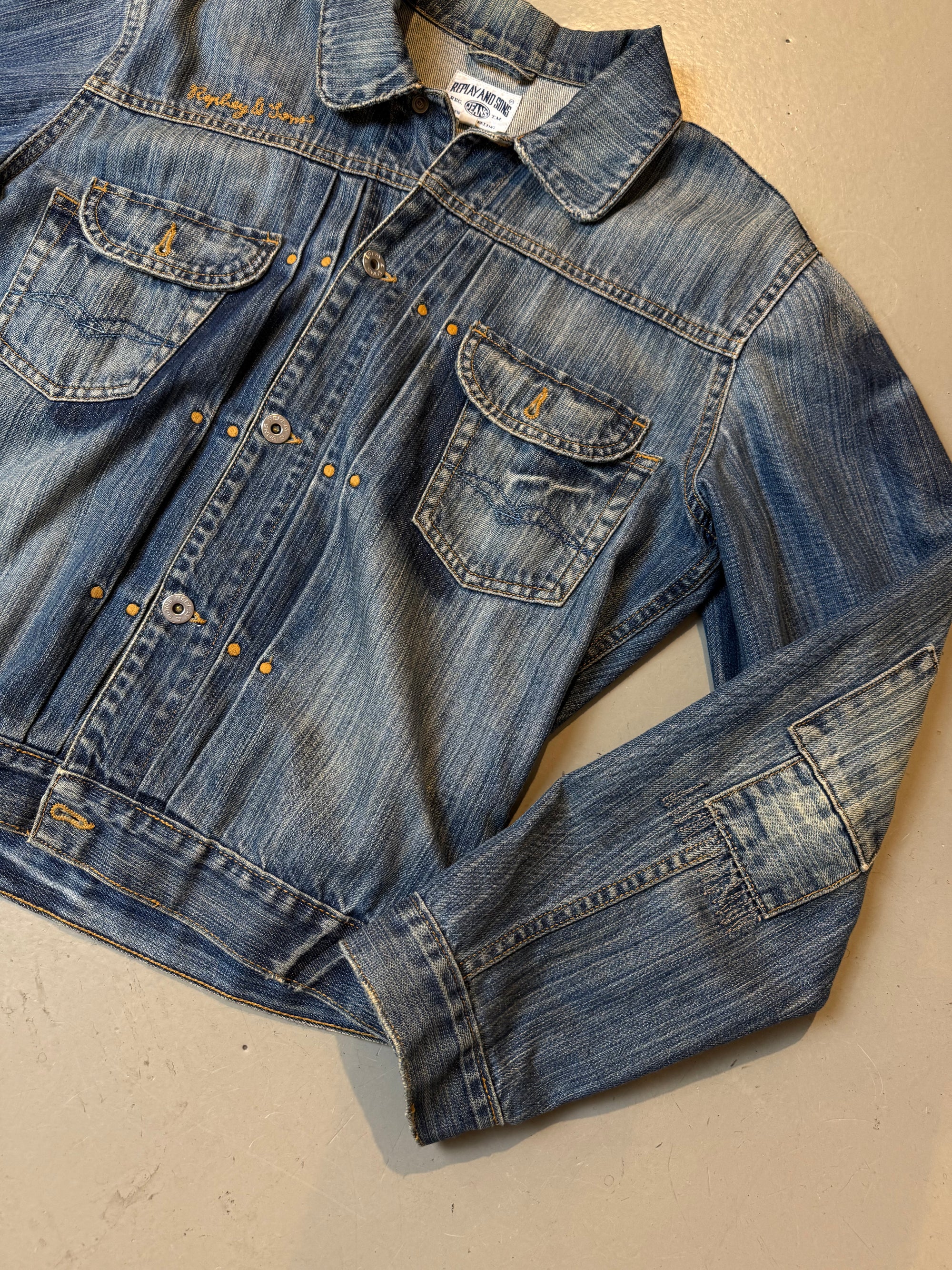 Vintage Replay and Sons Denim Jacket M/L
