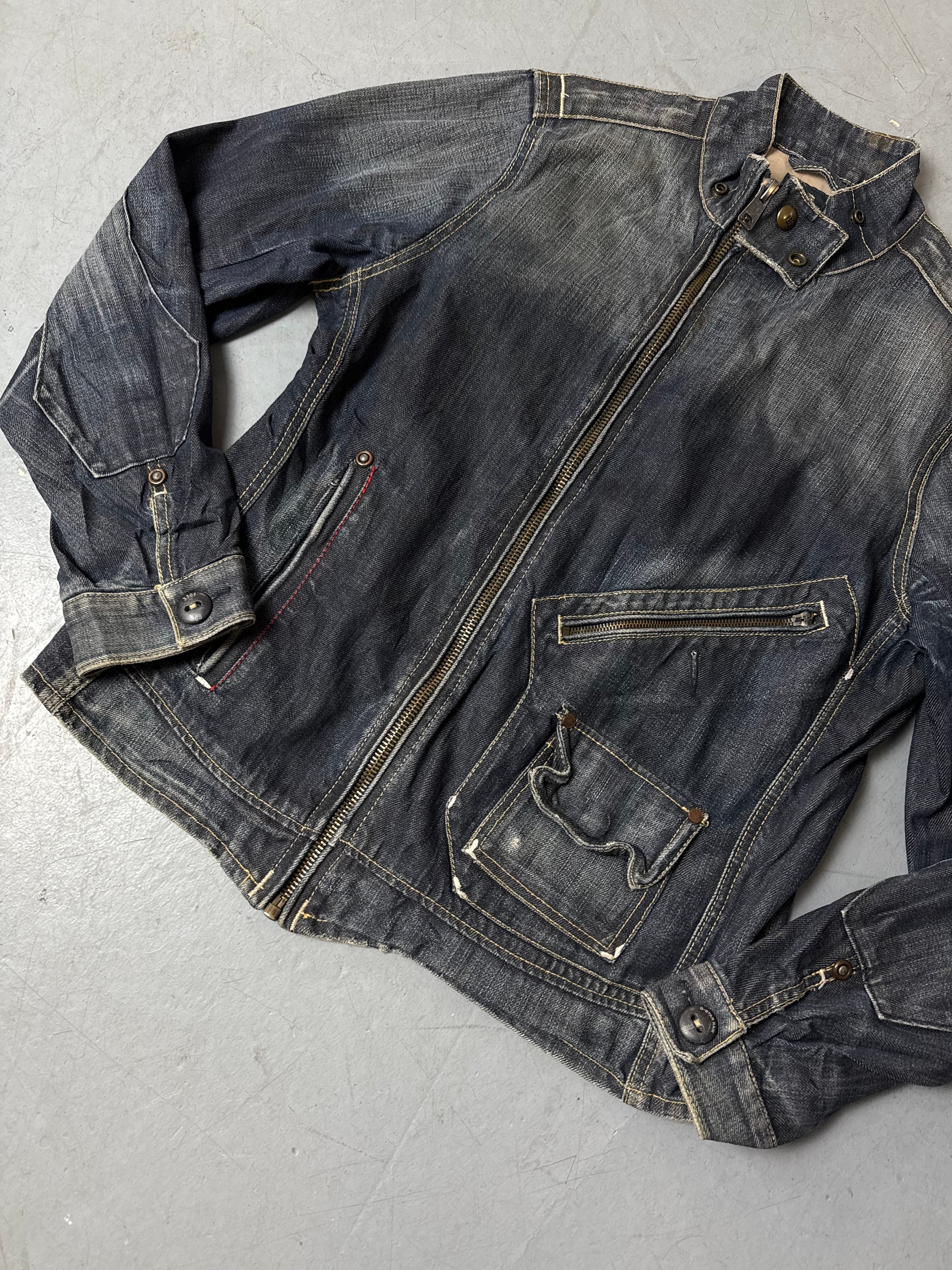 Vintage G-Star Raw Dark Denim Jacket L
