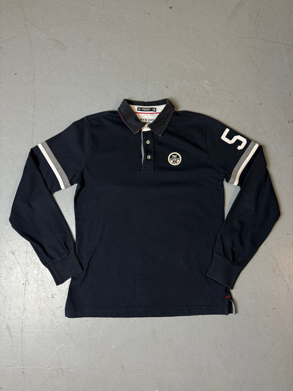 Vintage North Sails Polo Longsleeve M
