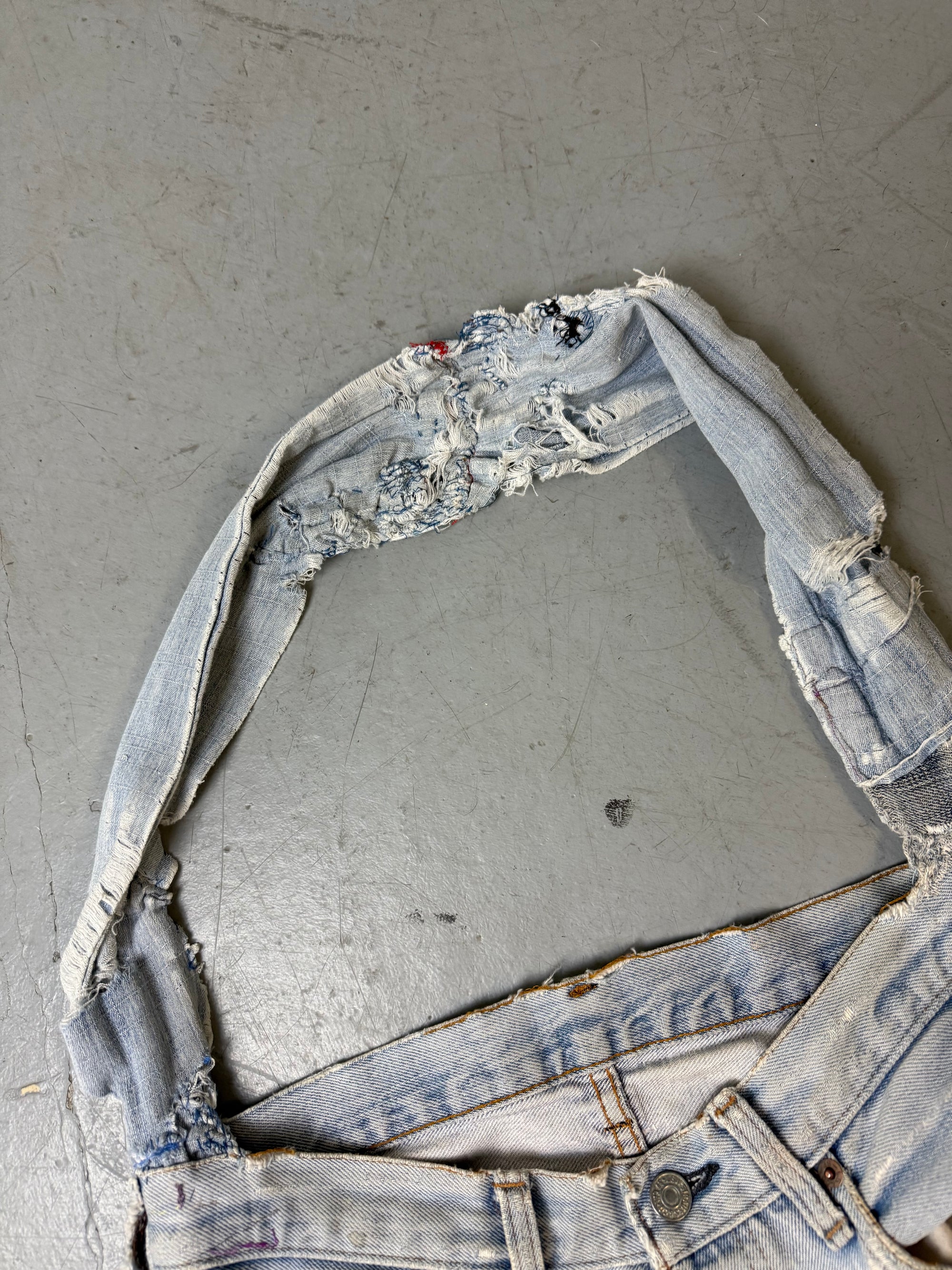 Vintage Denim Reworked Bag