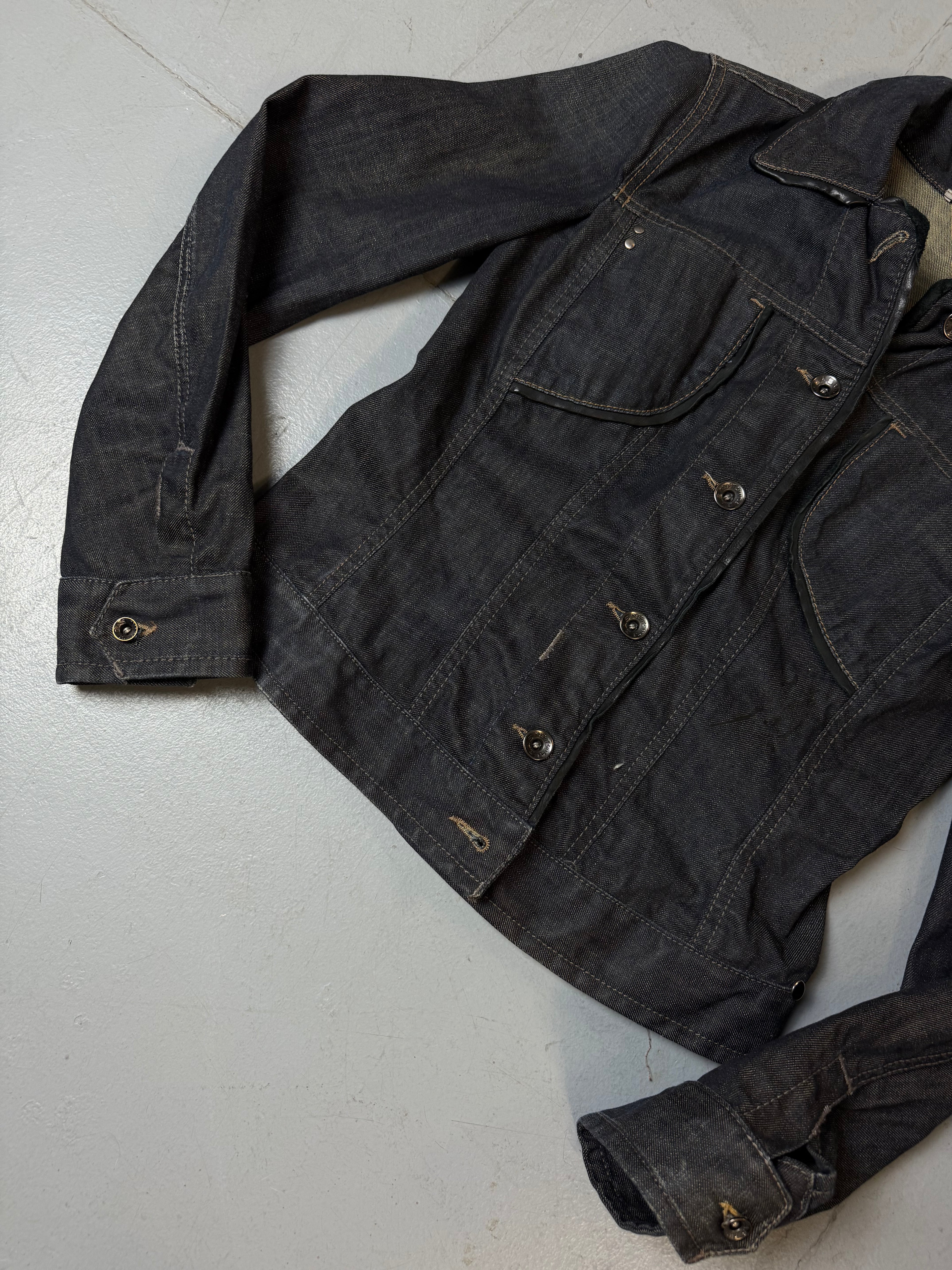 Vintage GAS Dark Blue Denim Jacket S/M