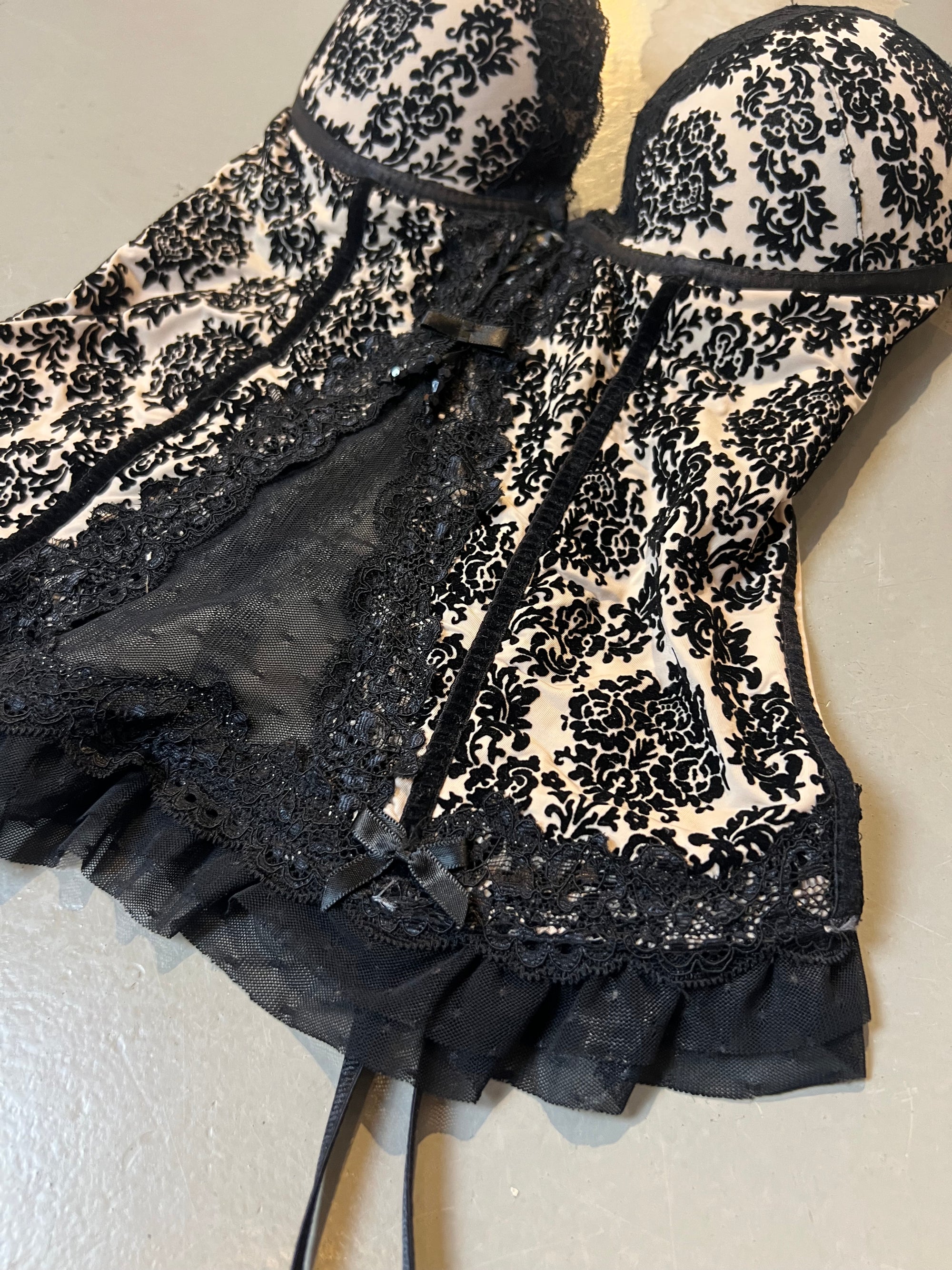 Vintage Censored Corsett Top XS/S