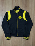 Produktbild von Vintage Adidas Black/Yellow Track Jacket XS/S von vorne