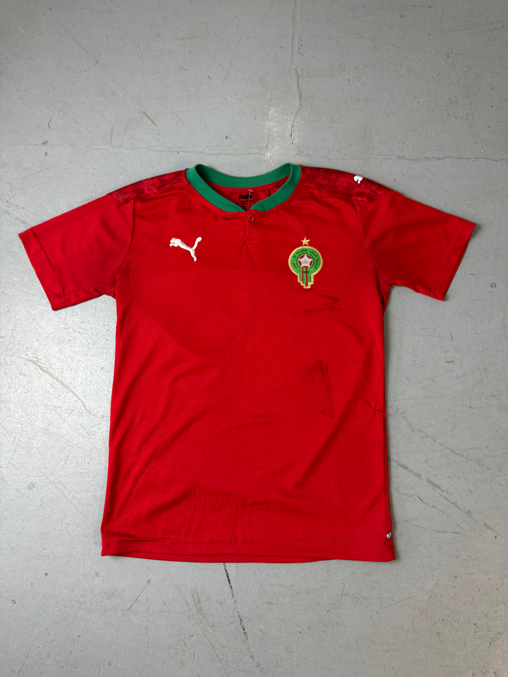 Vintage Puma Morocco National Team Jersey L