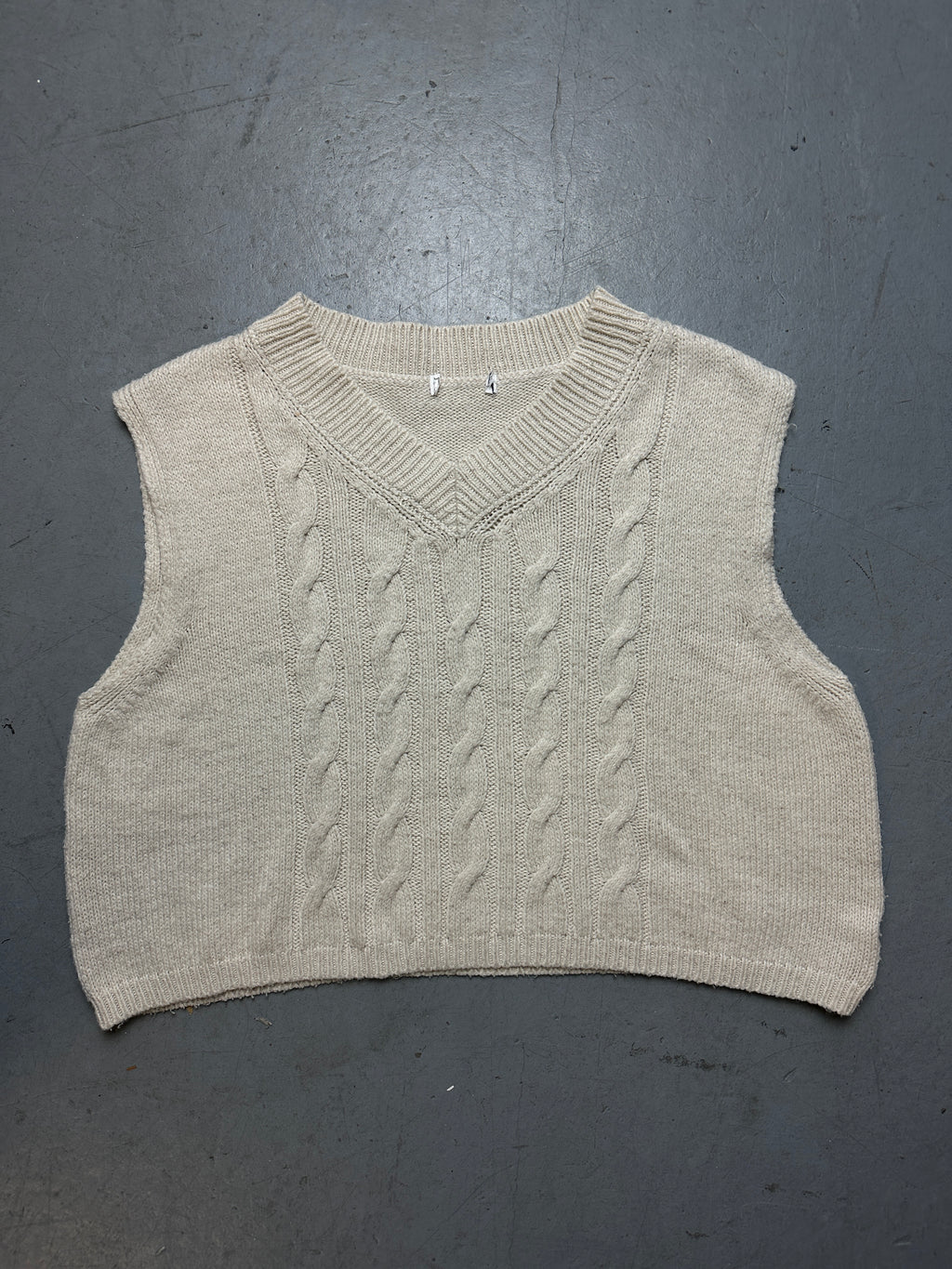 Produktbild von Vintage White Pollunder S/M von vorne 