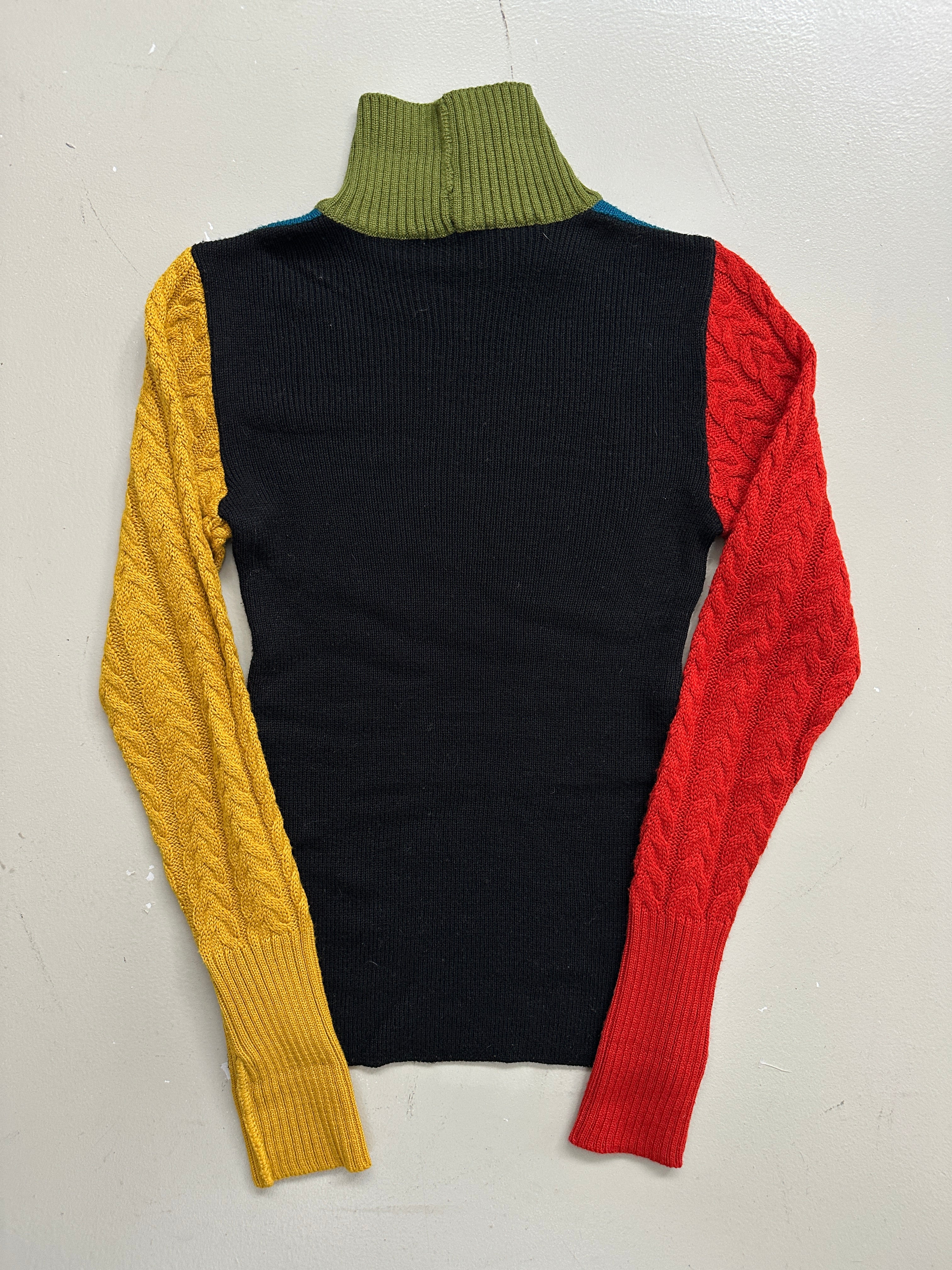 Vintage Gaultier Junior Colorful Wool Sweater M/L