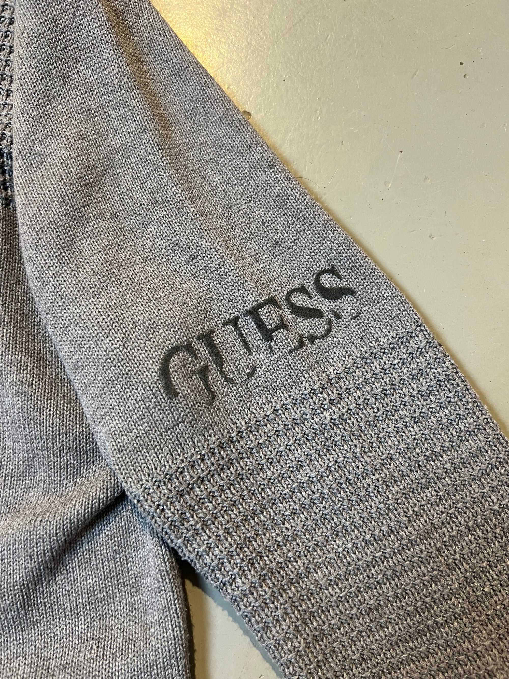Vintage Guess Grey ZIP Hoodie M/L