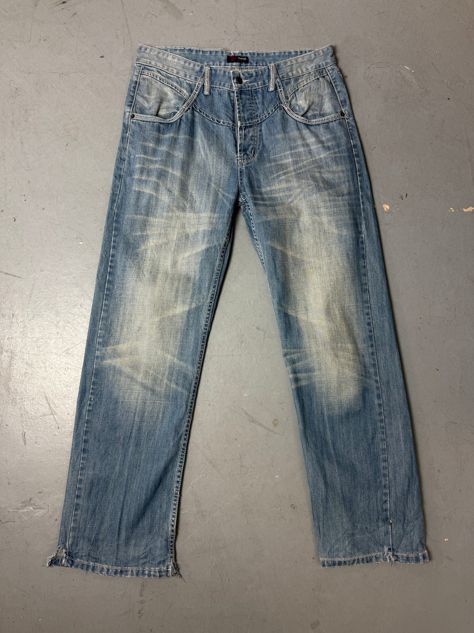 Vintage Versace Sport Baggy Denim M