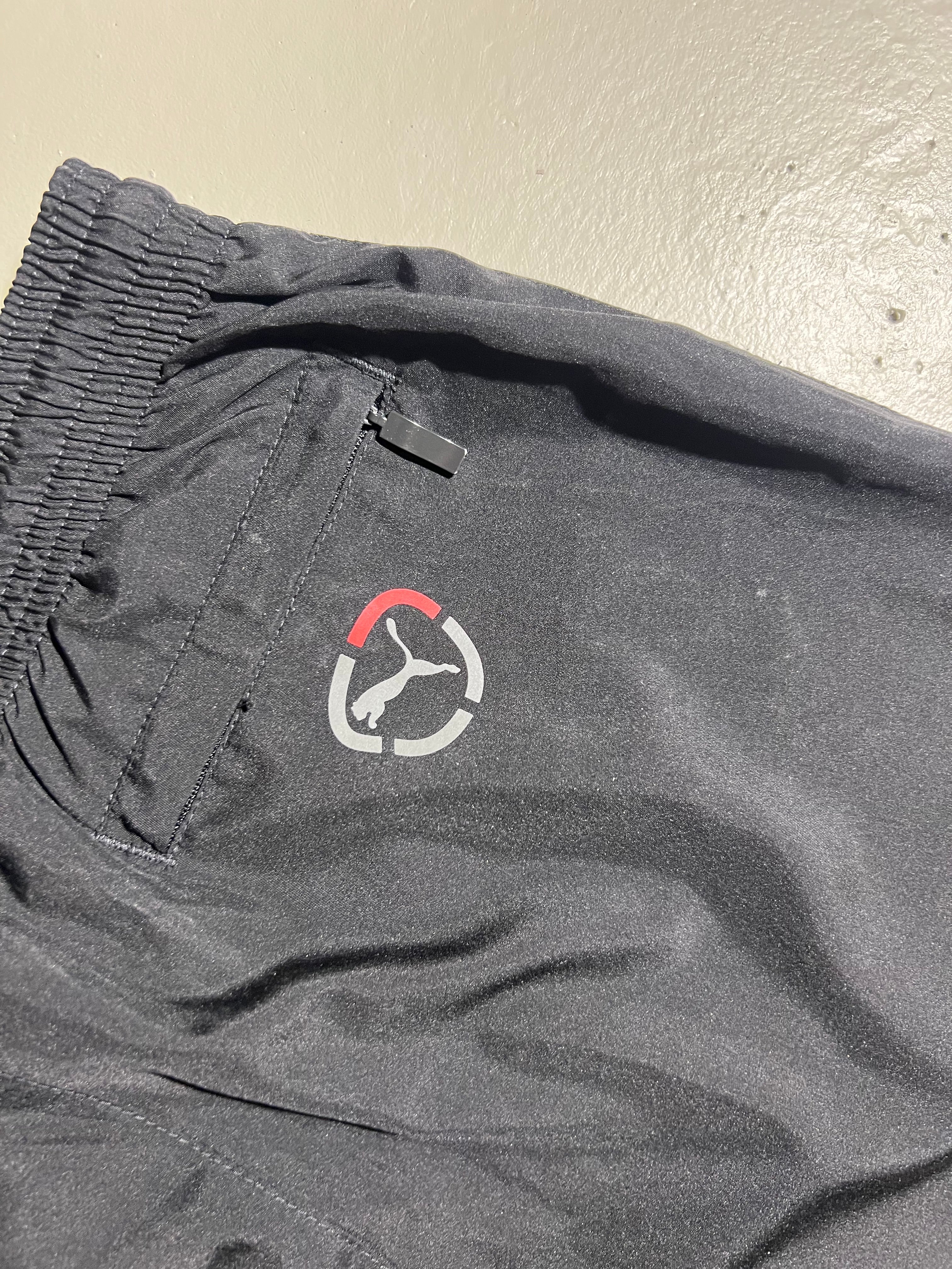 Vintage Black Puma Capri Trackpants S/M