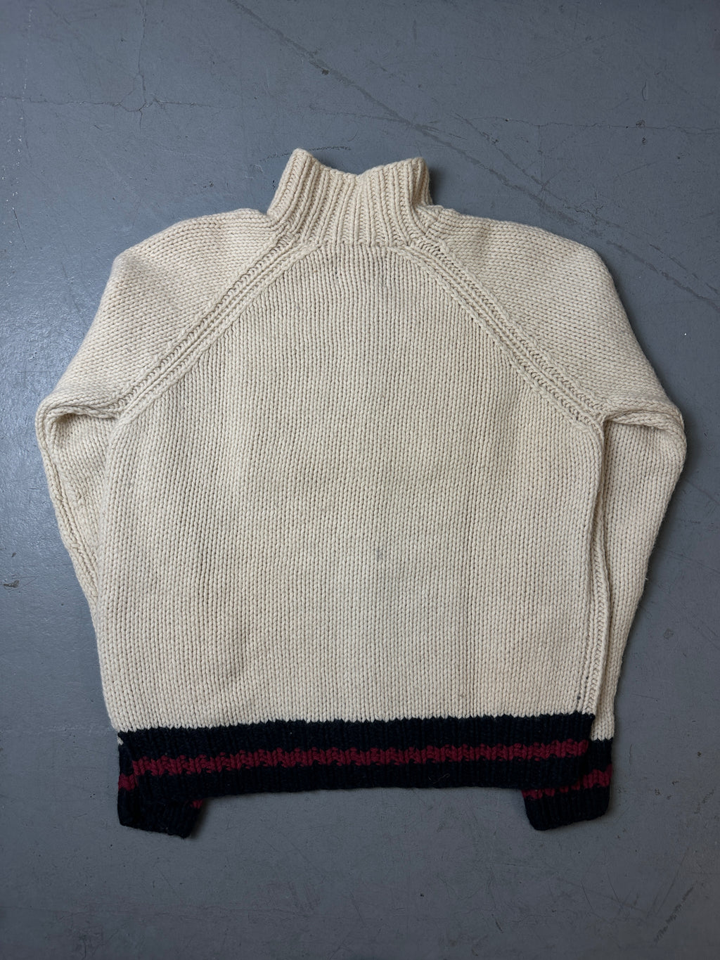 Produktbild von Vintage Woolrich England Knit Zipper M/L von hinten