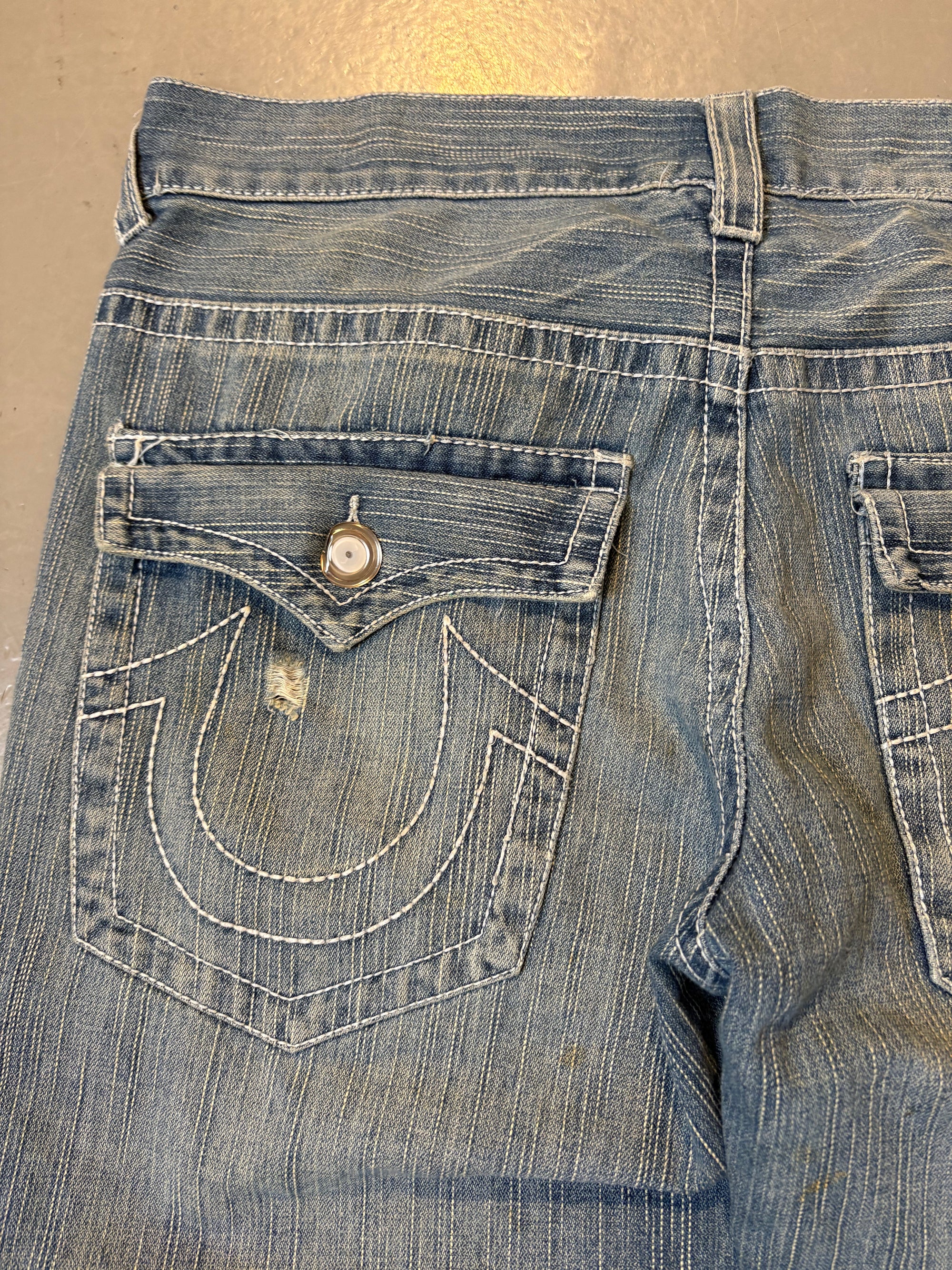 Vintage True Religion Stitched Denim L/XL