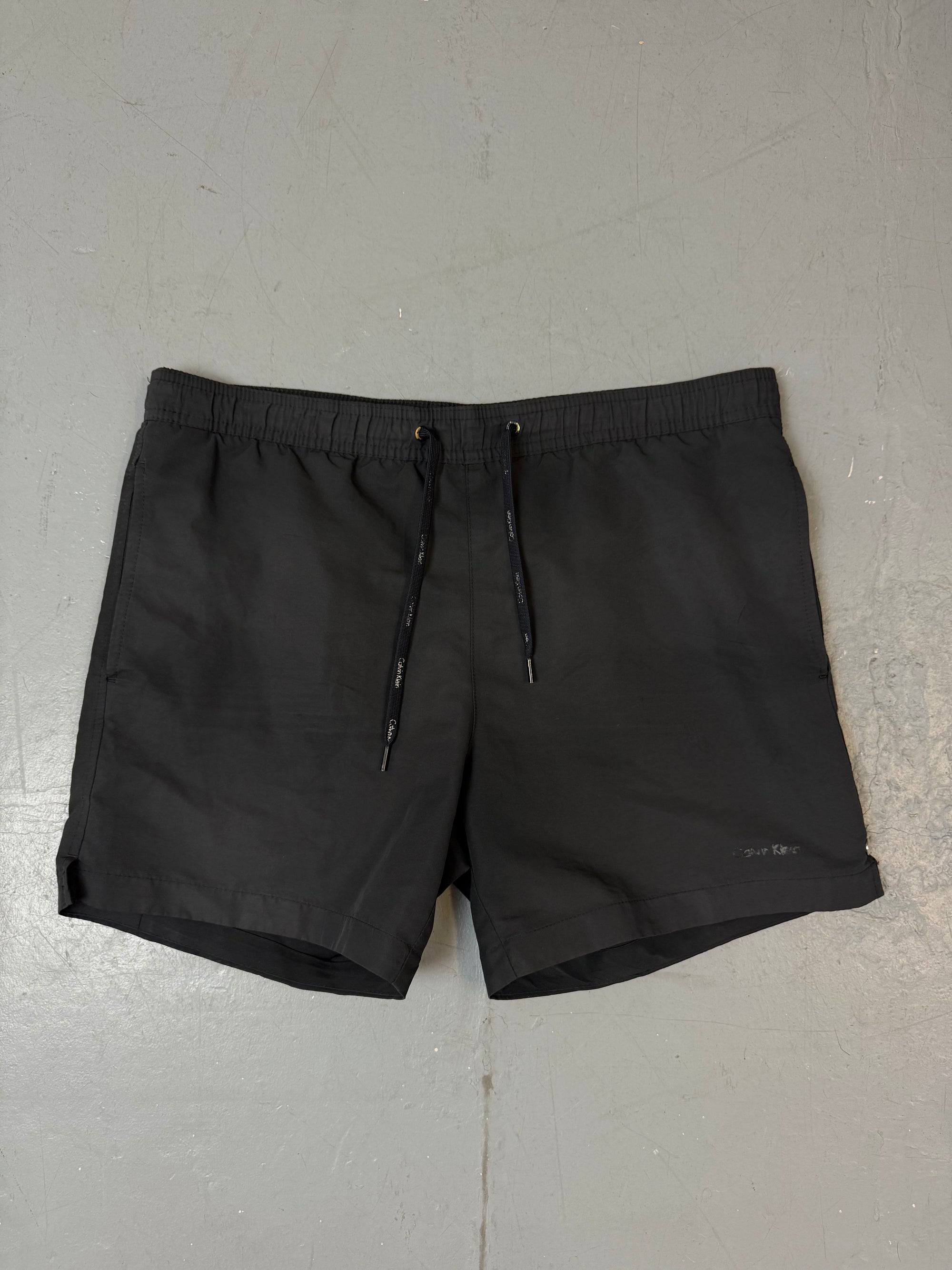 Vintage Calvin Klein Black Swim Shorts L