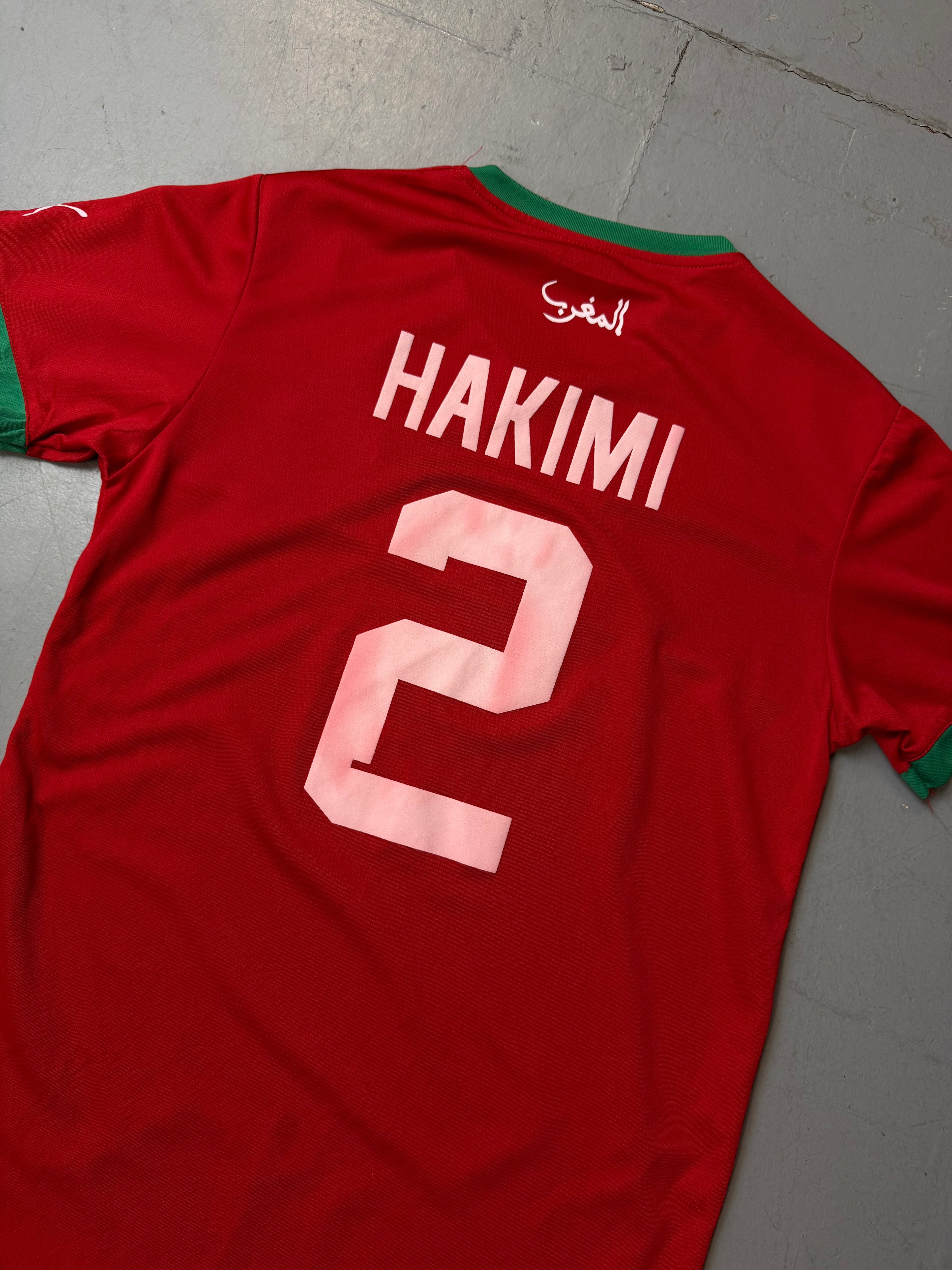 Vintage Puma Morocco 2022 World Cup Home Jersey M/L