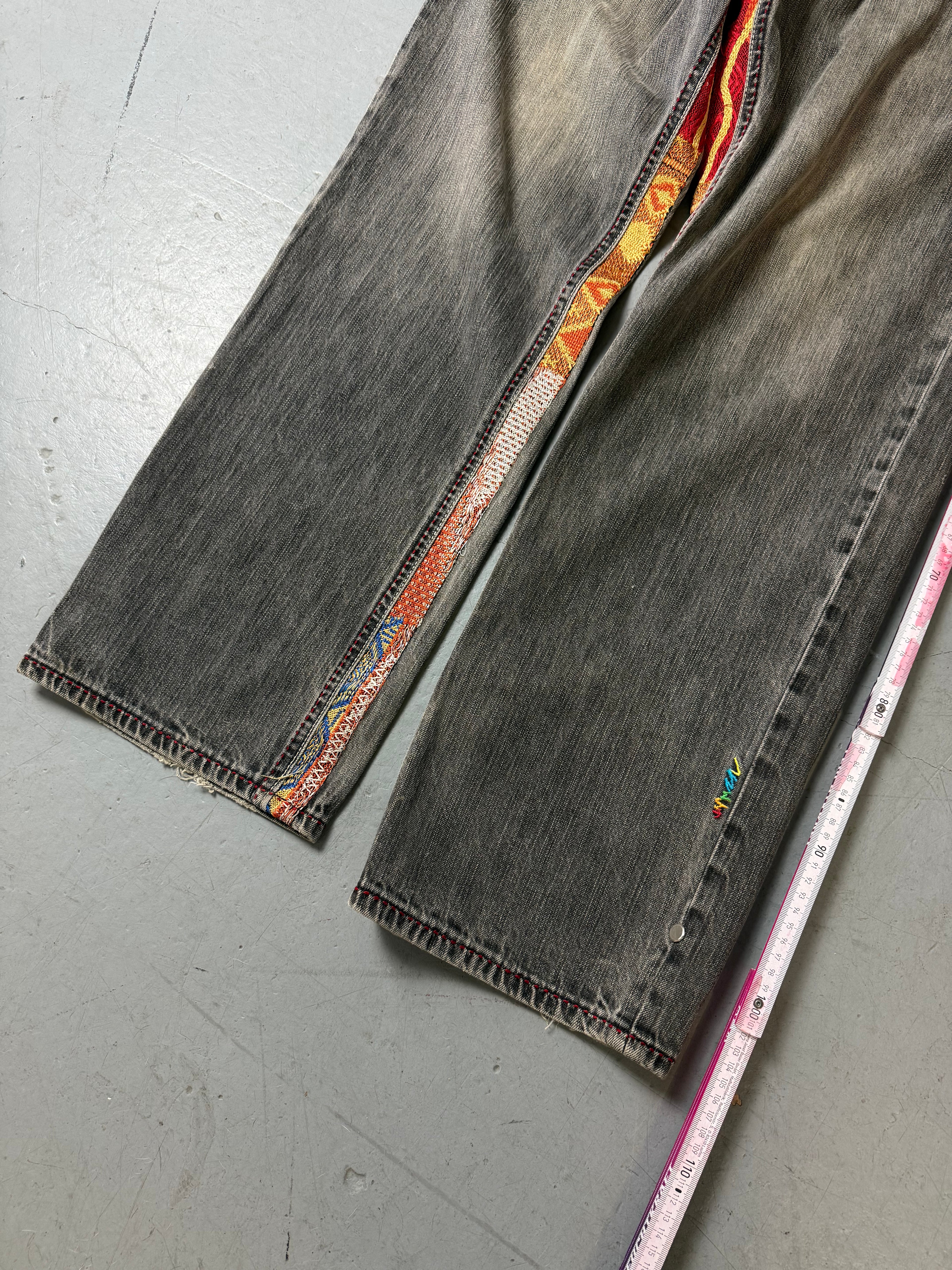 Vintage Coogi Herren baggy Denim 2000s  Designer Second Hand Fashion 