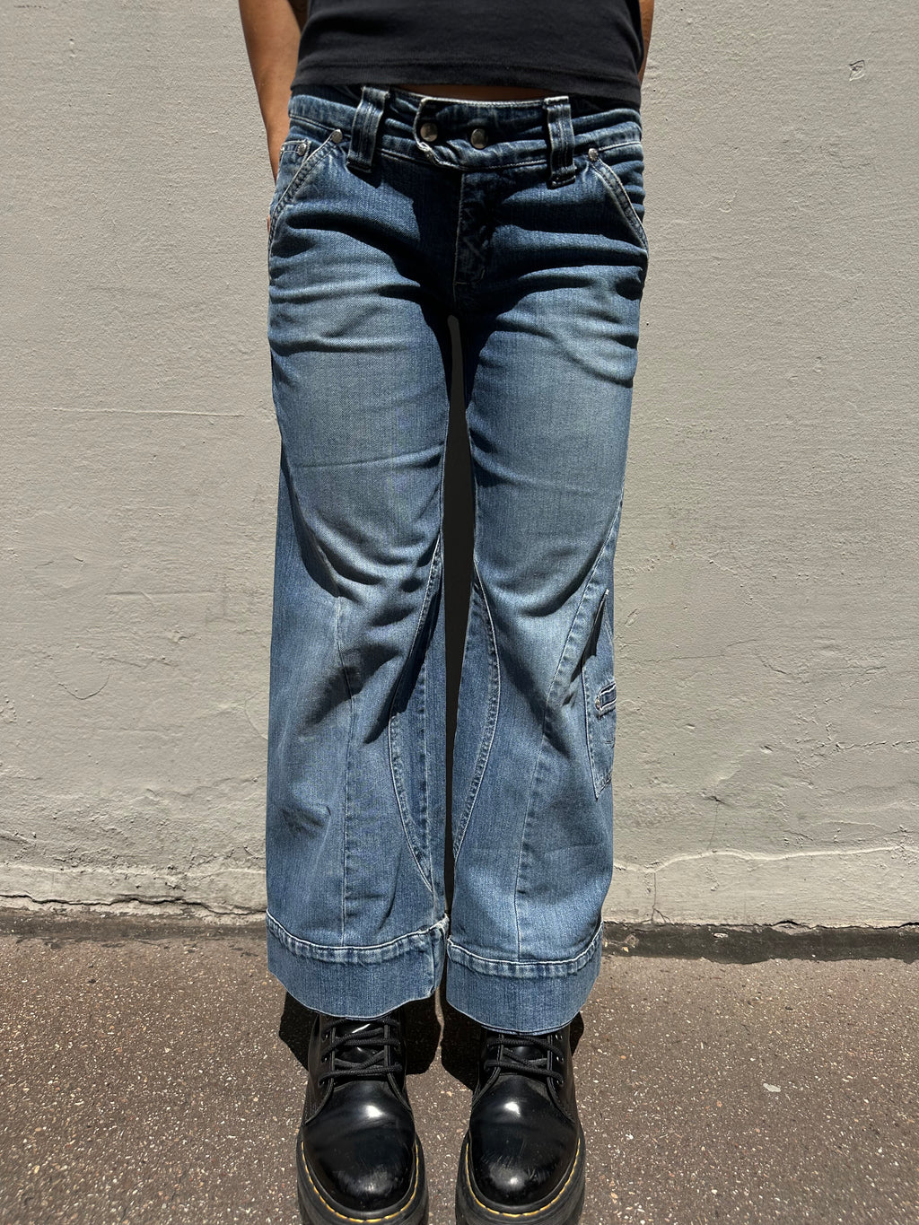 Vintage Blue Cute Short Denim XS/S