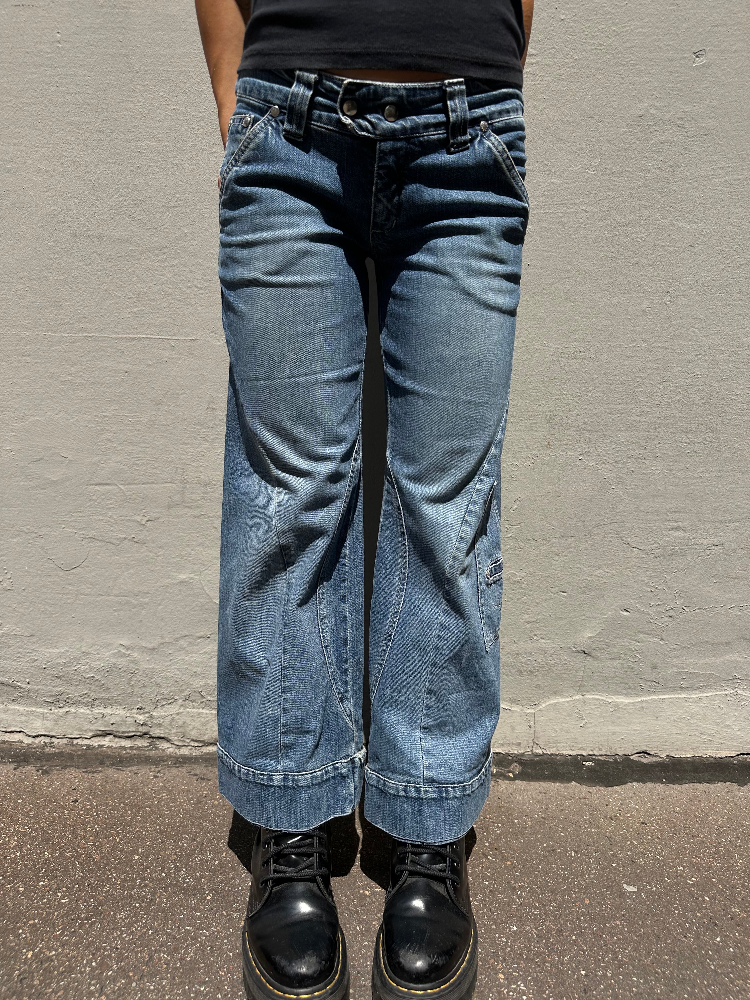 Vintage Blue Cute Short Denim XS/S