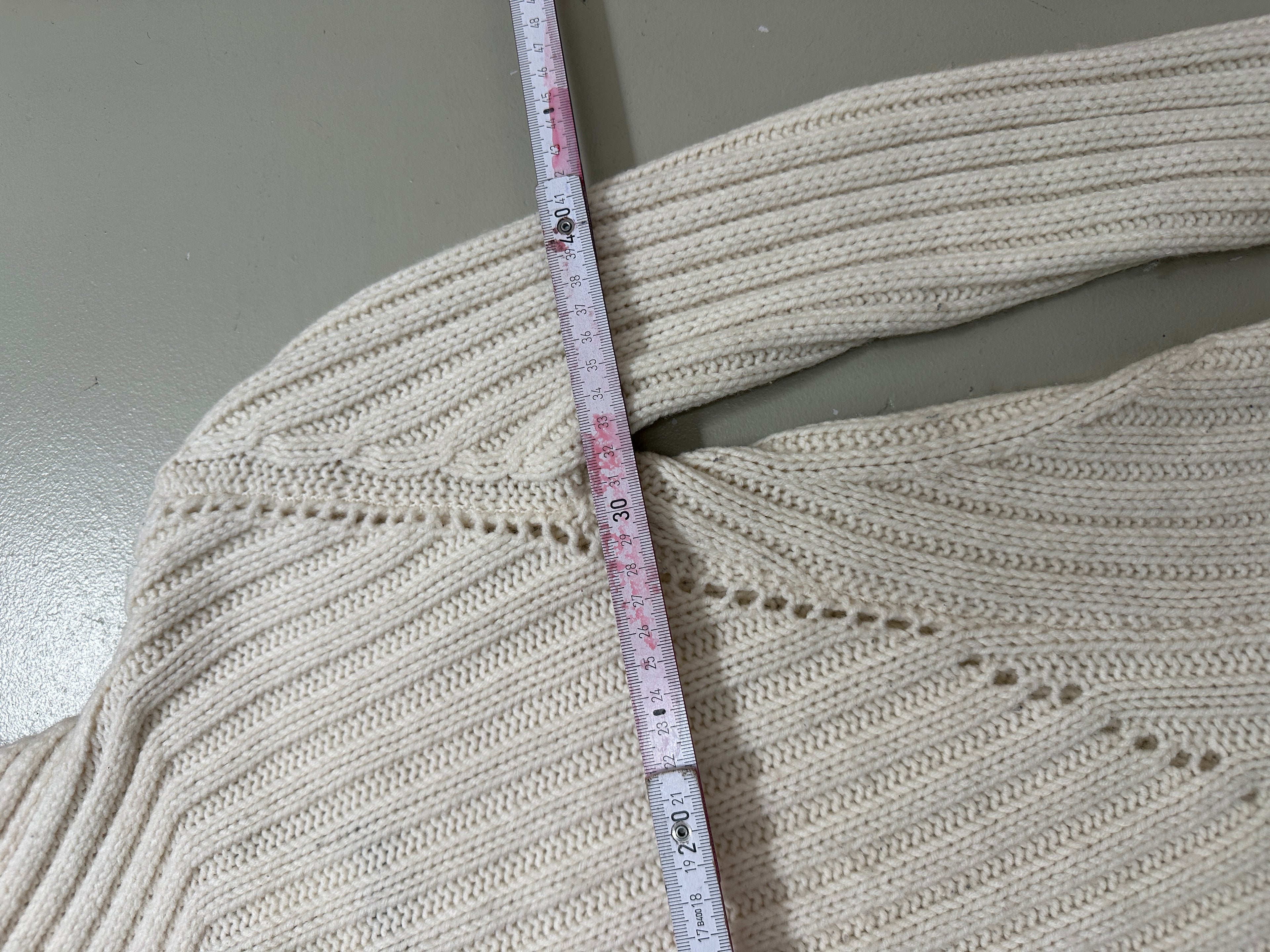 Vintage Armani Jeans Cream Turtleneck Knit Sweater für Herren. Y2K Second Hand 2000s Fashion