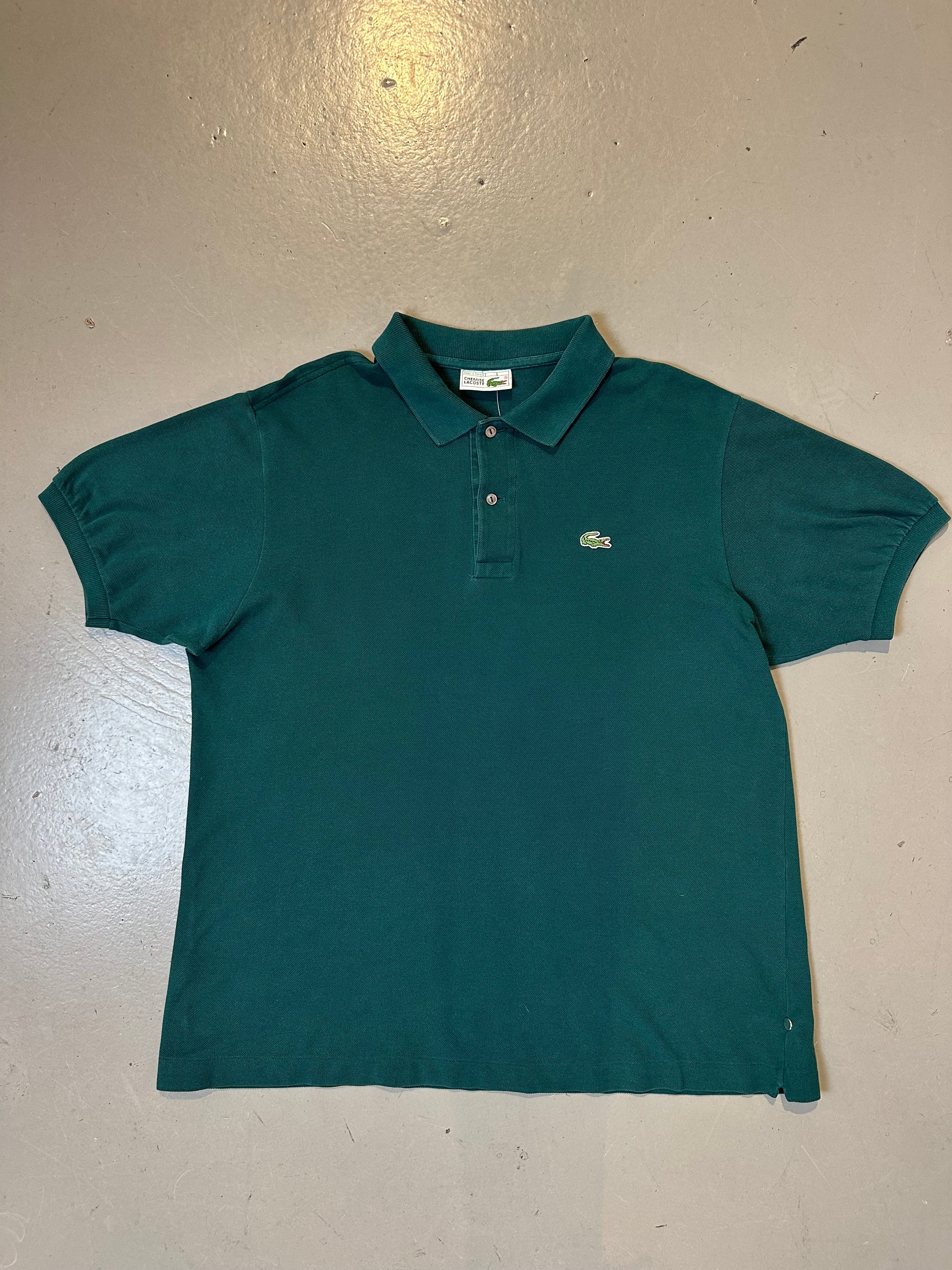 Vintage Green Lacoste Polo L/XL