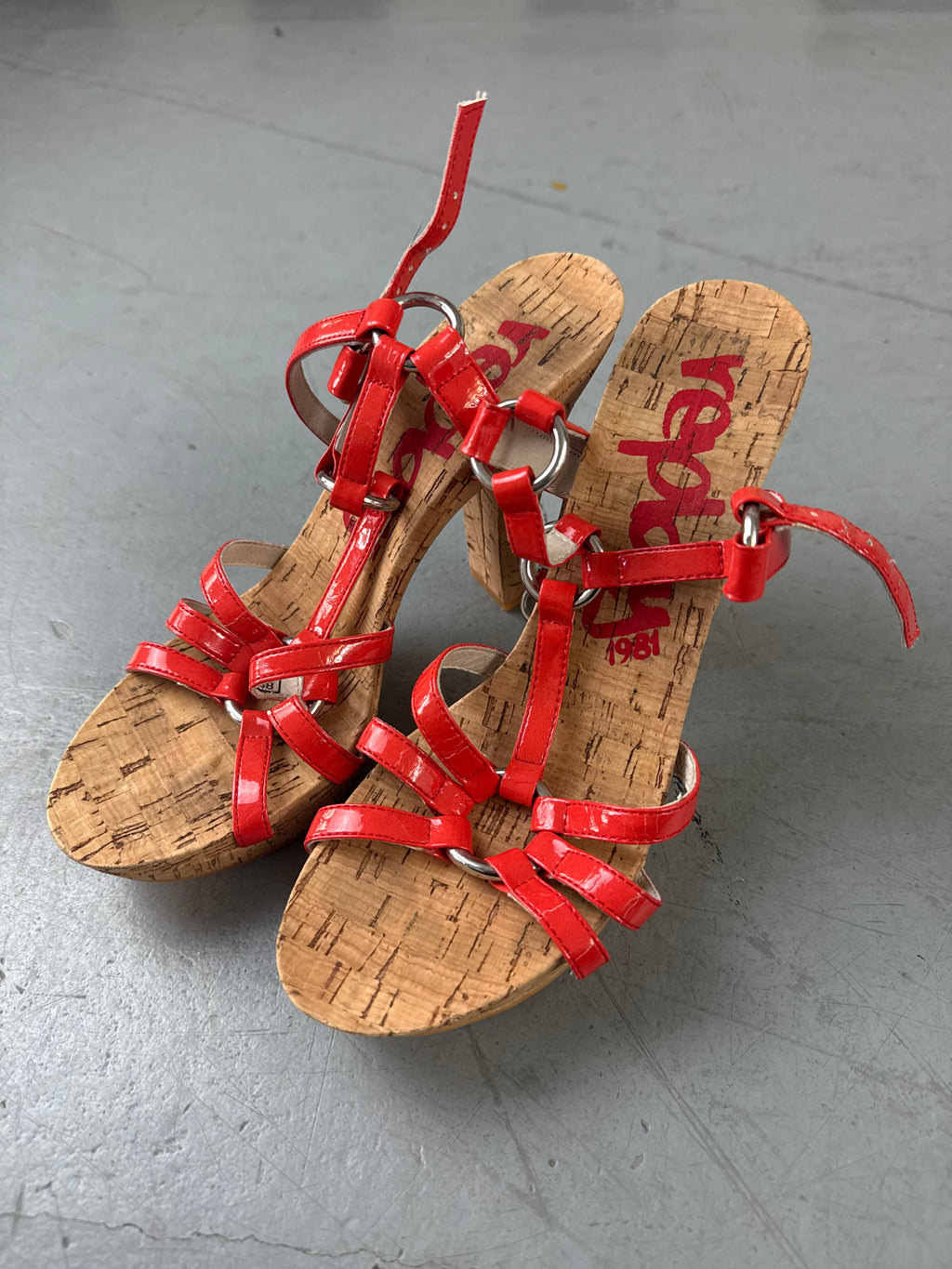 Vintage Replay Kork Pumps in 36 für Girls Y2K Fashion 