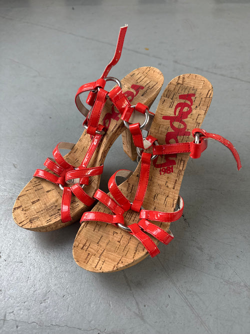 Vintage Replay Kork Pumps in 36 für Girls Y2K Fashion 