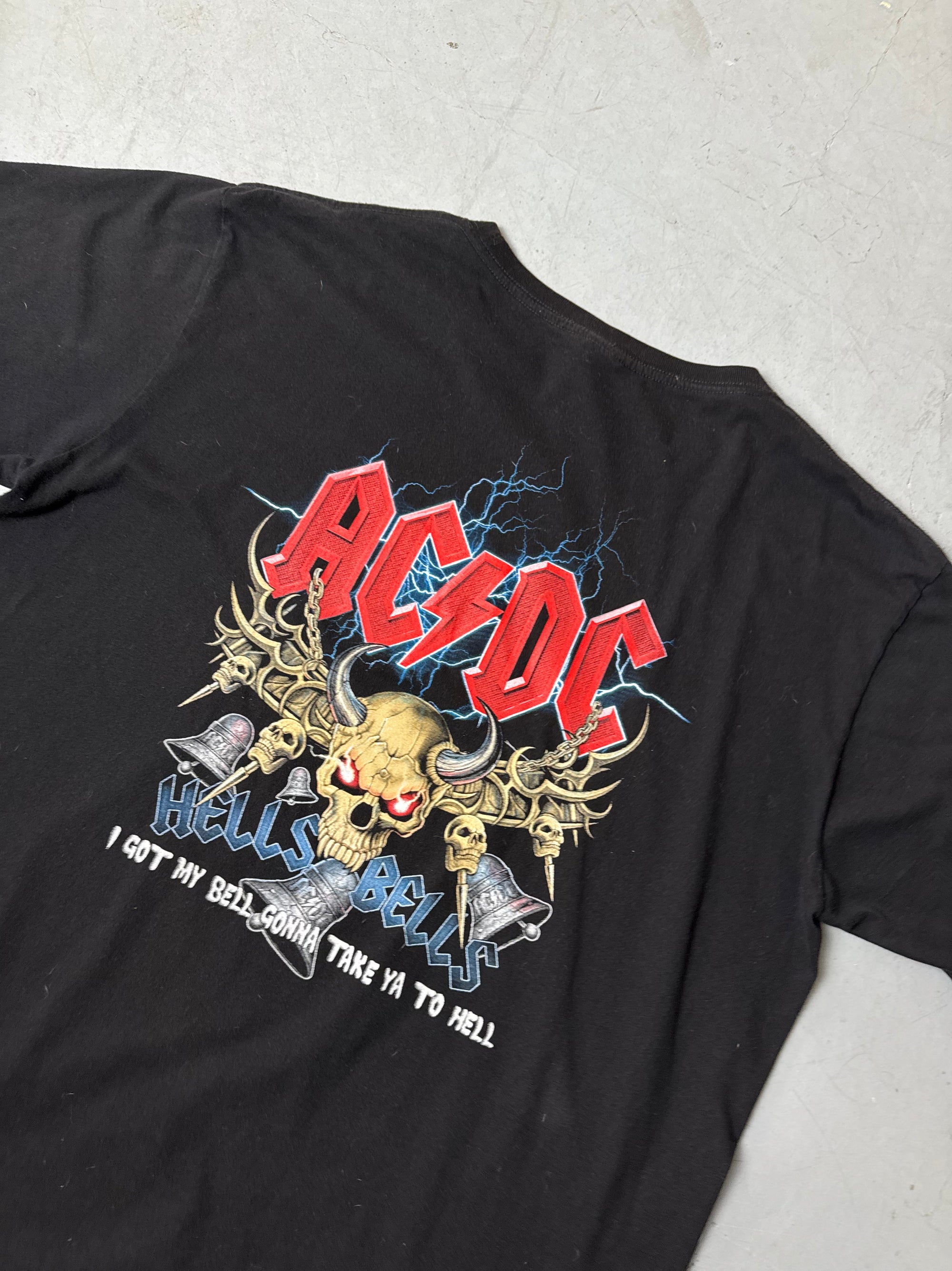 Vintage ACDC Printed Oversized T-Shirt XXL