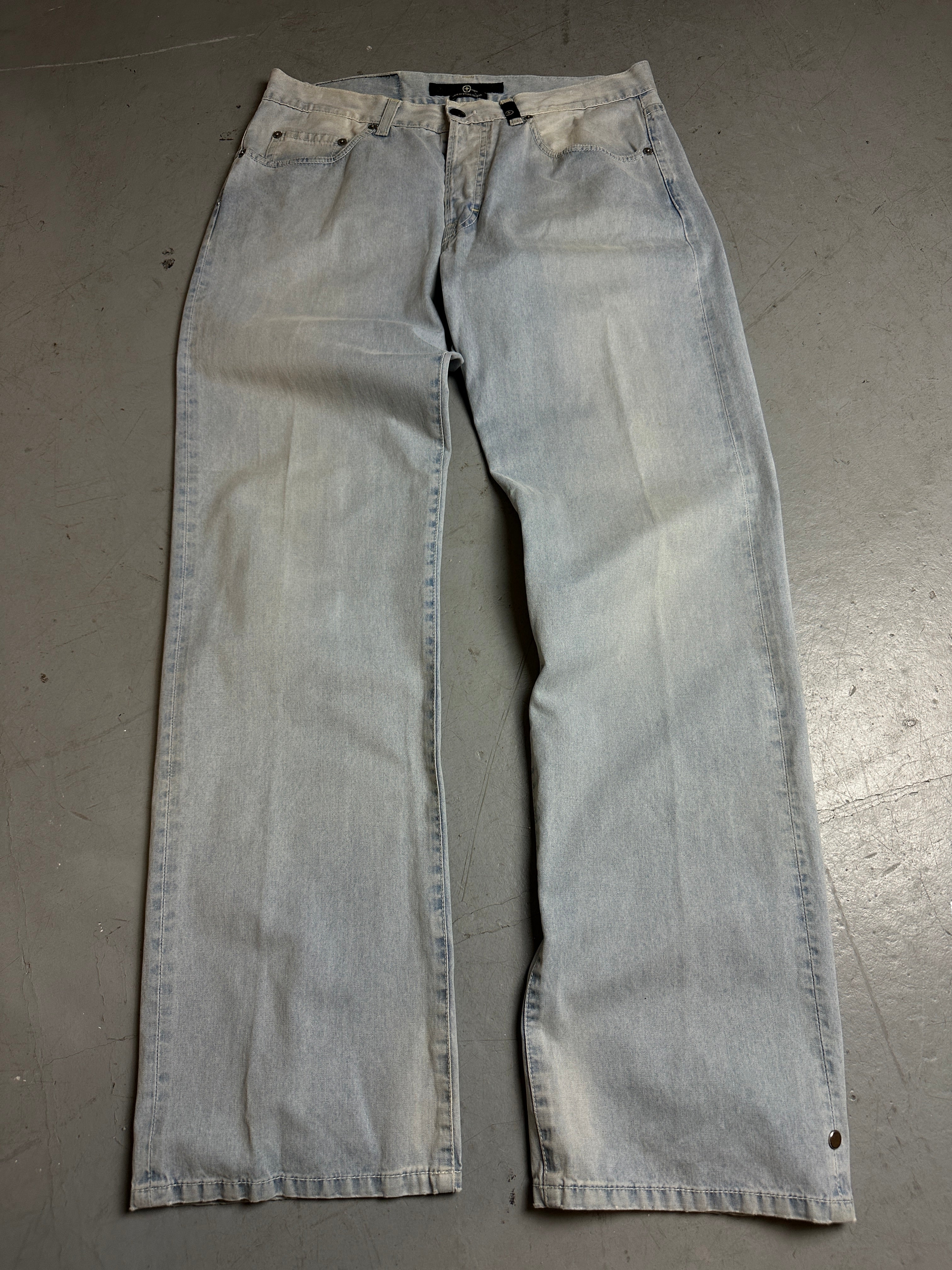 Produktbild von Vintage Stone Island Light Blue Denim M/L von vorne