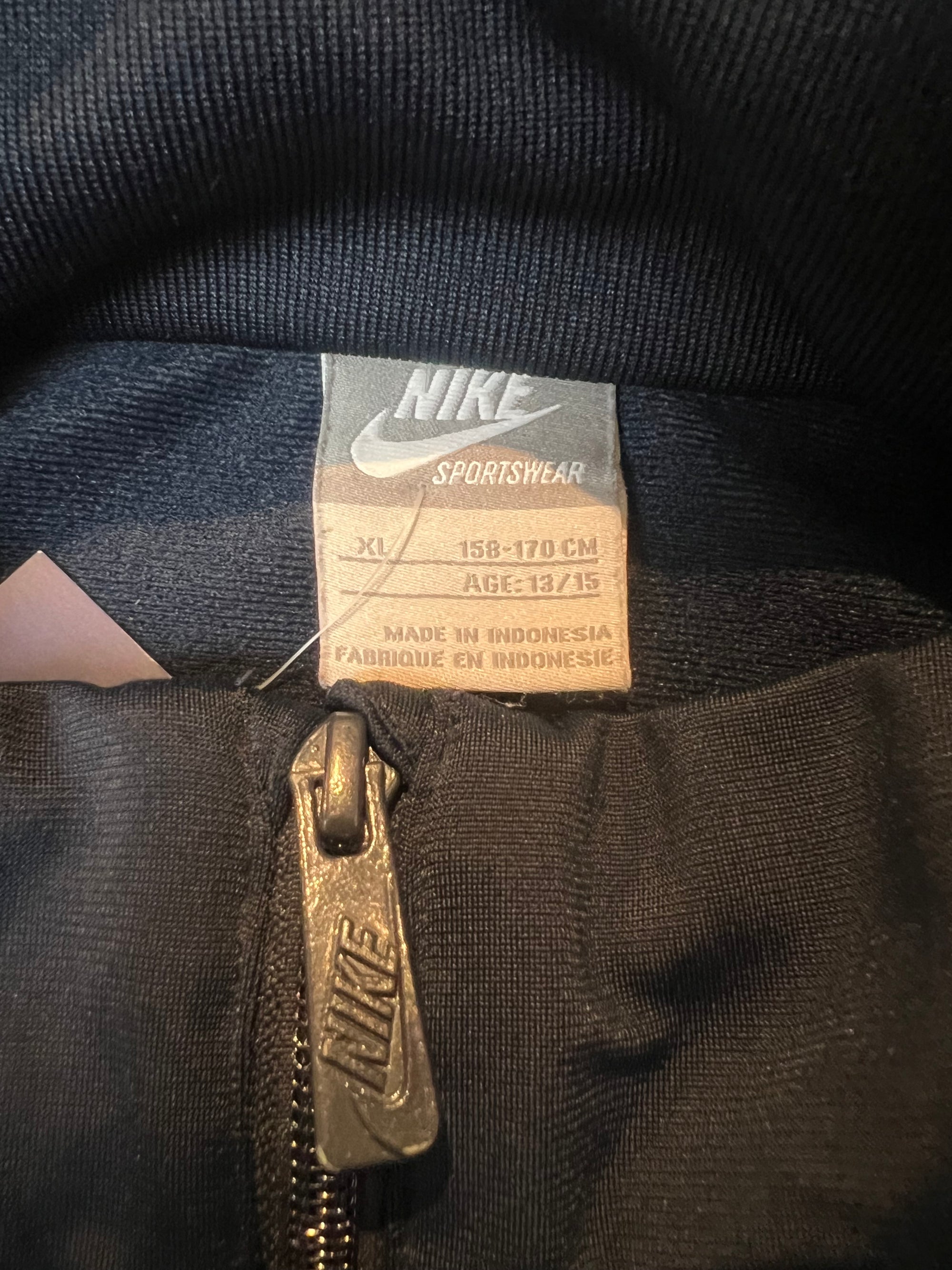 Vintage Dark Blue Nike Track Jacket L/XL