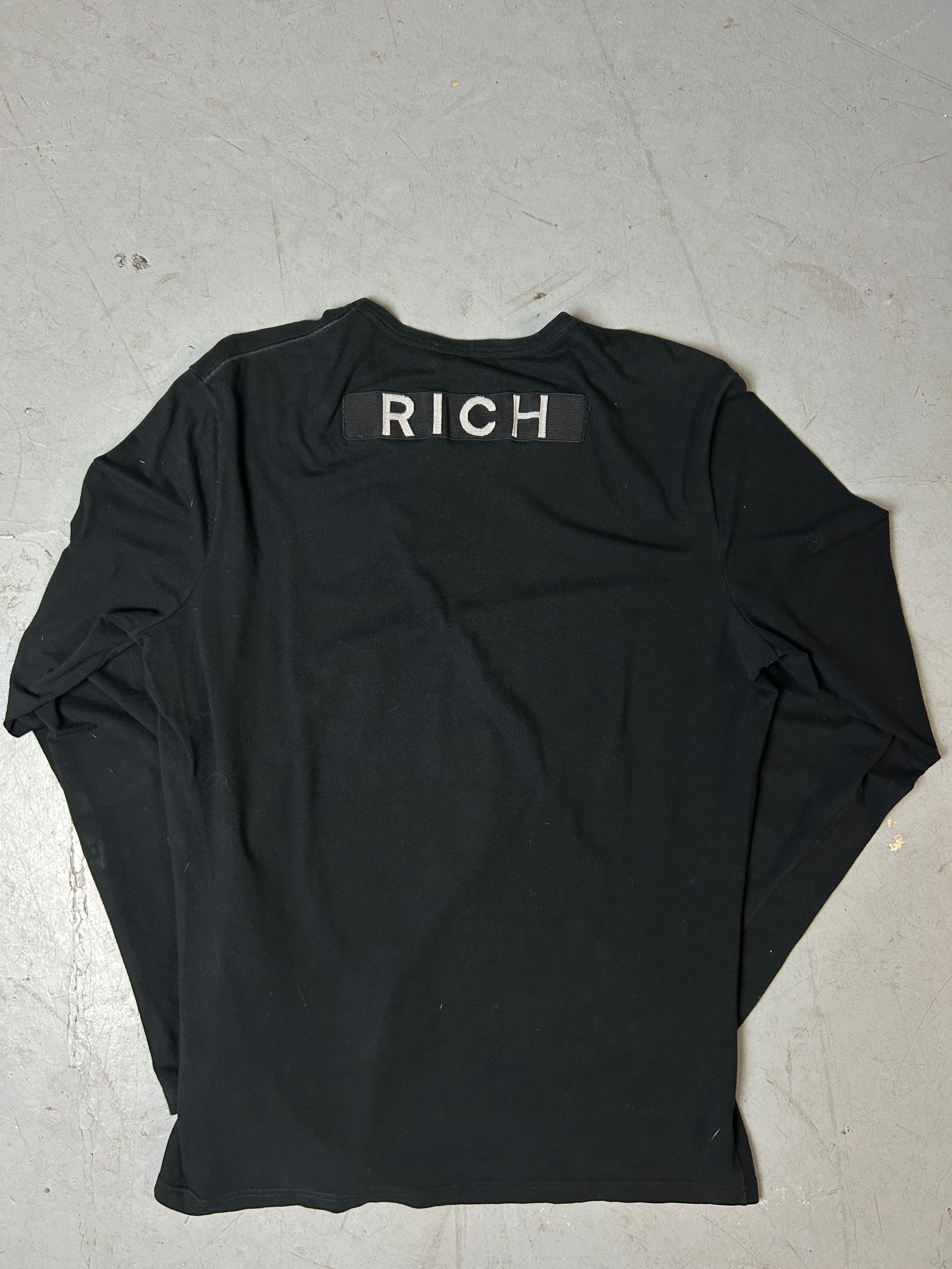 Vintage Richmond Black Longsleeve L