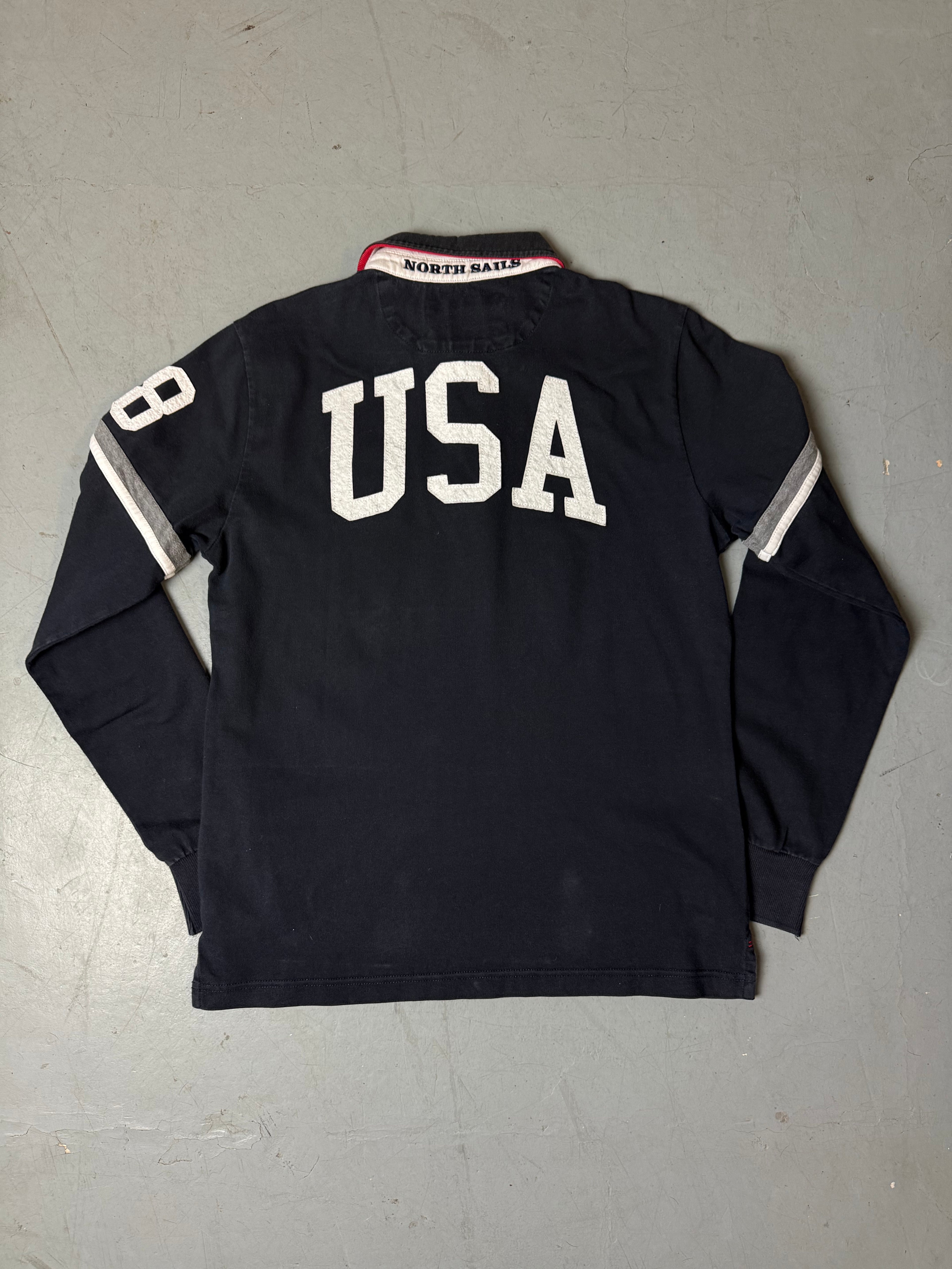 Vintage North Sails Polo Longsleeve L