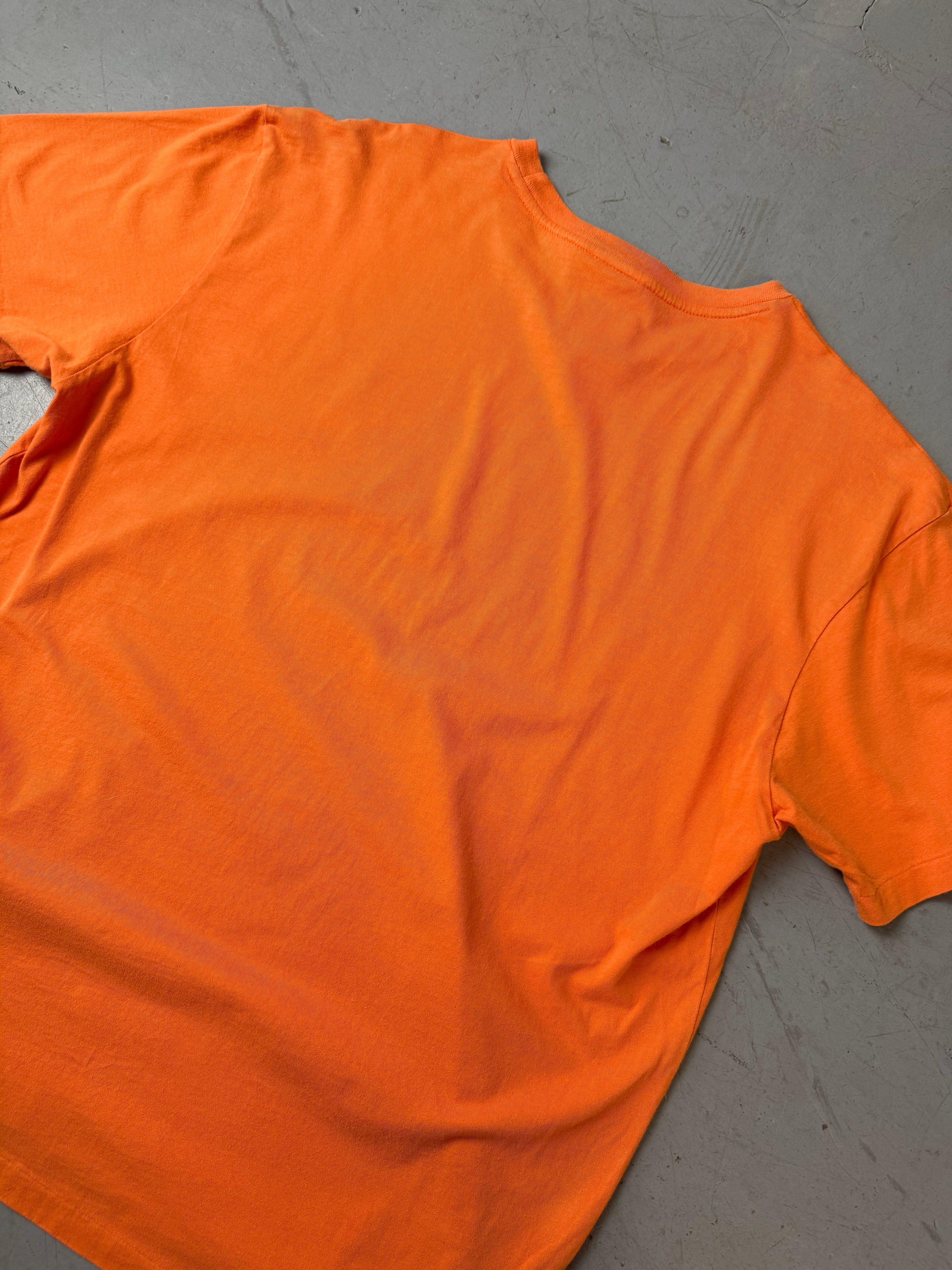 Vintage Polo Ralph Lauren oranges Tshirt für Herren. Y2k 2000s Fashion