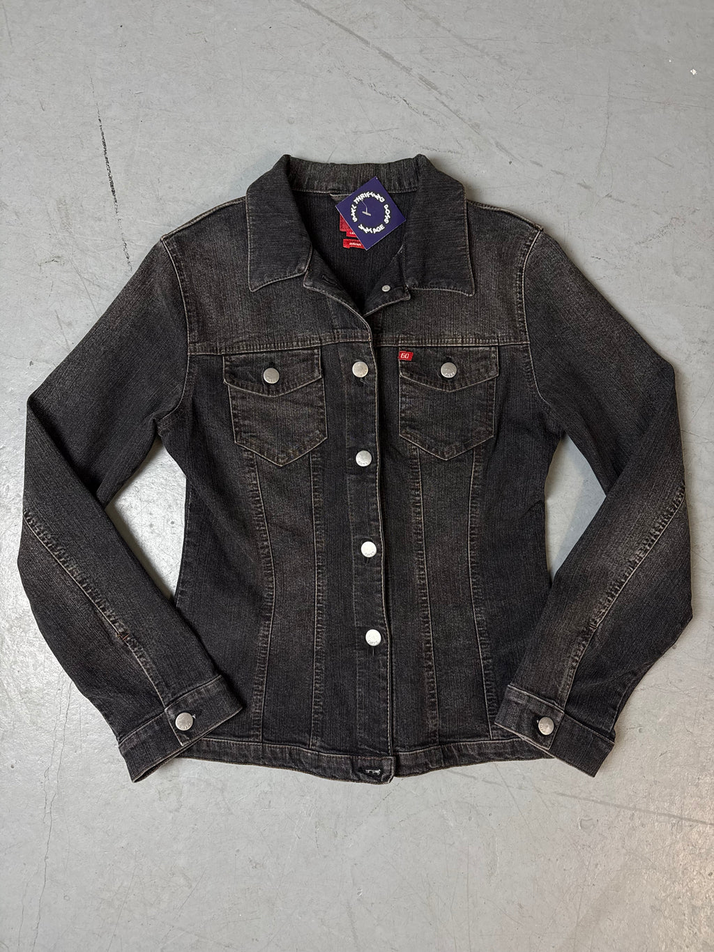 Vintage Miss Sixty Black Denim Jacket M