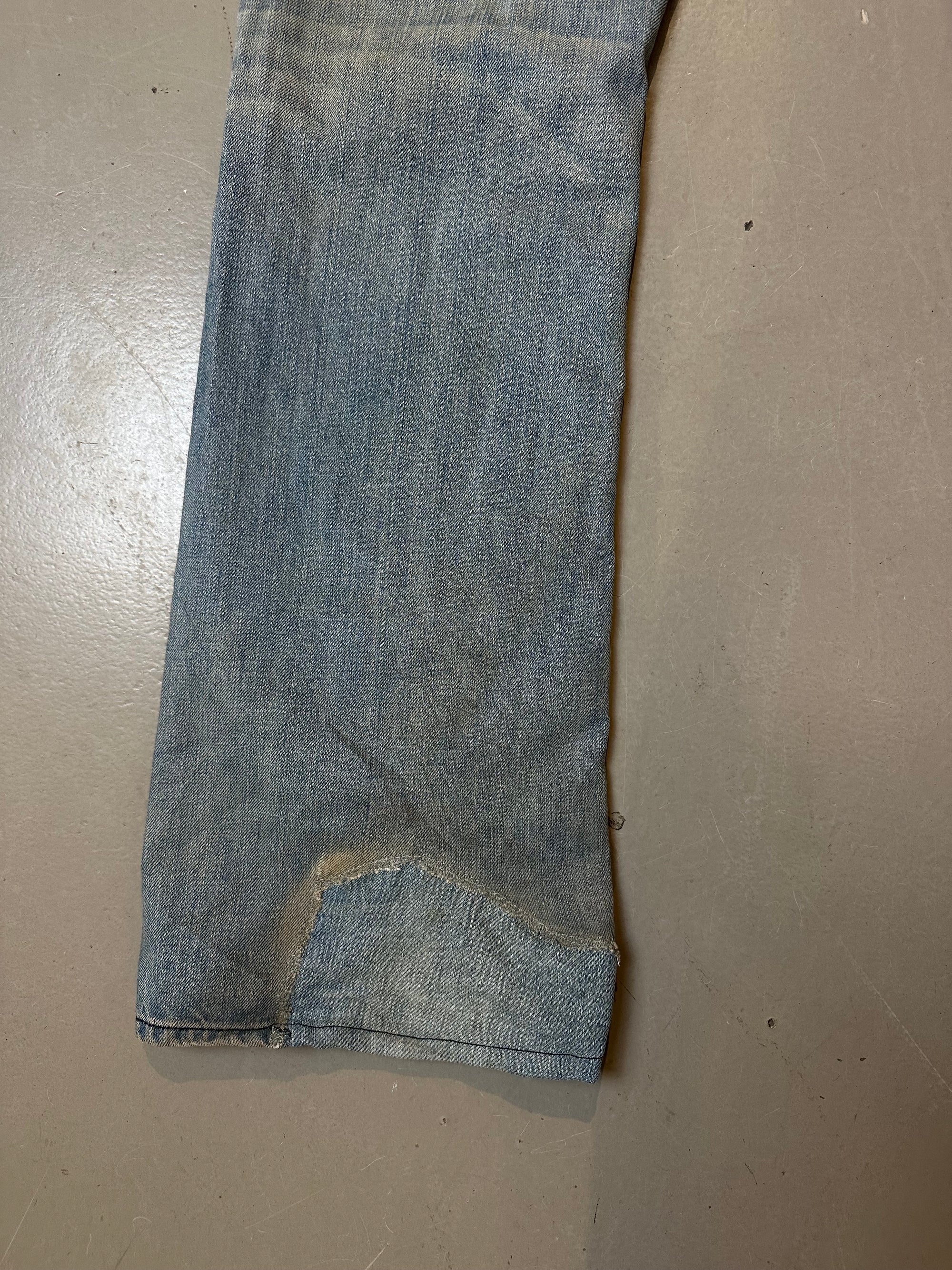 Vintage True Religion Light Blue Flared Denim M/L