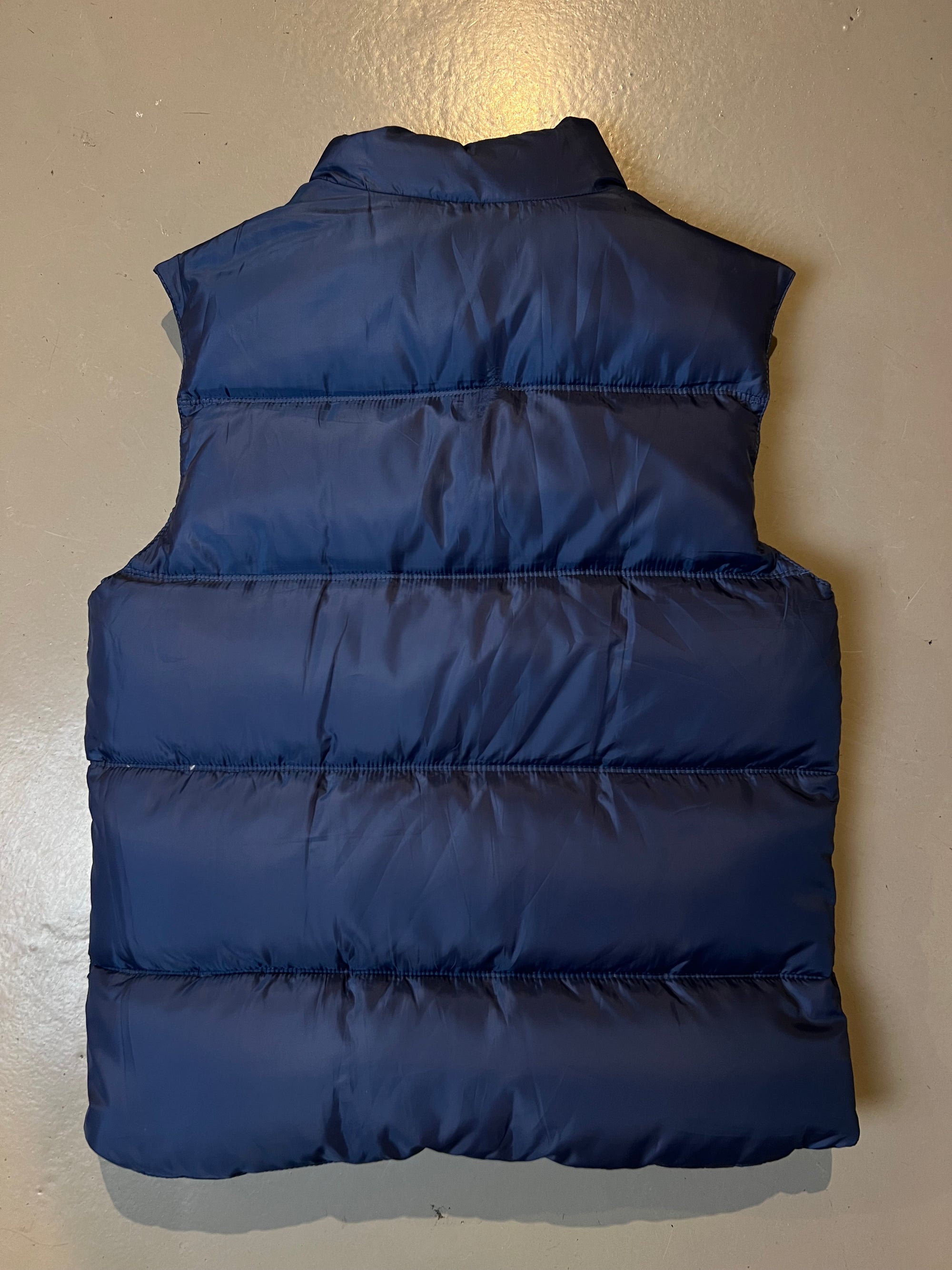 Produktbild der Vintage Napapijri Blue Vest M/L von hinten.