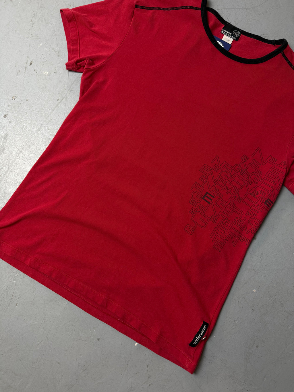 Vintage Energie Red Slim Fit T-Shirt M